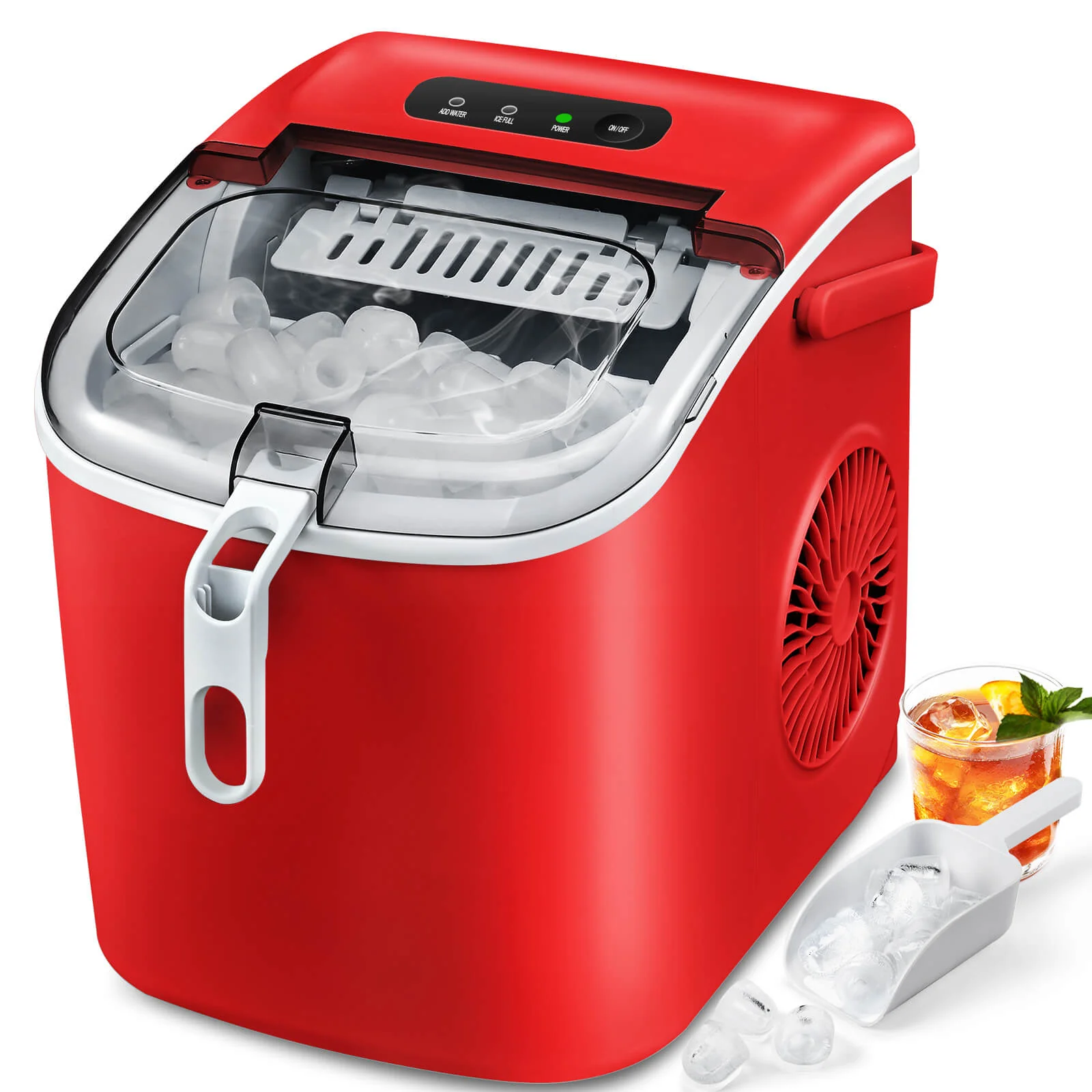 Portable Ice Maker with Handle Z5822H - Image 8