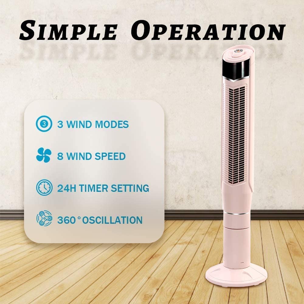 Portable Oscillating Tower Fan - Image 30