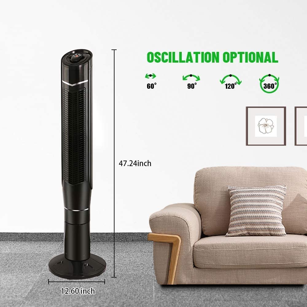 Portable Oscillating Tower Fan - Image 43