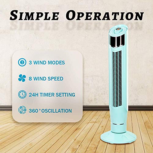 Portable Oscillating Tower Fan - Image 6