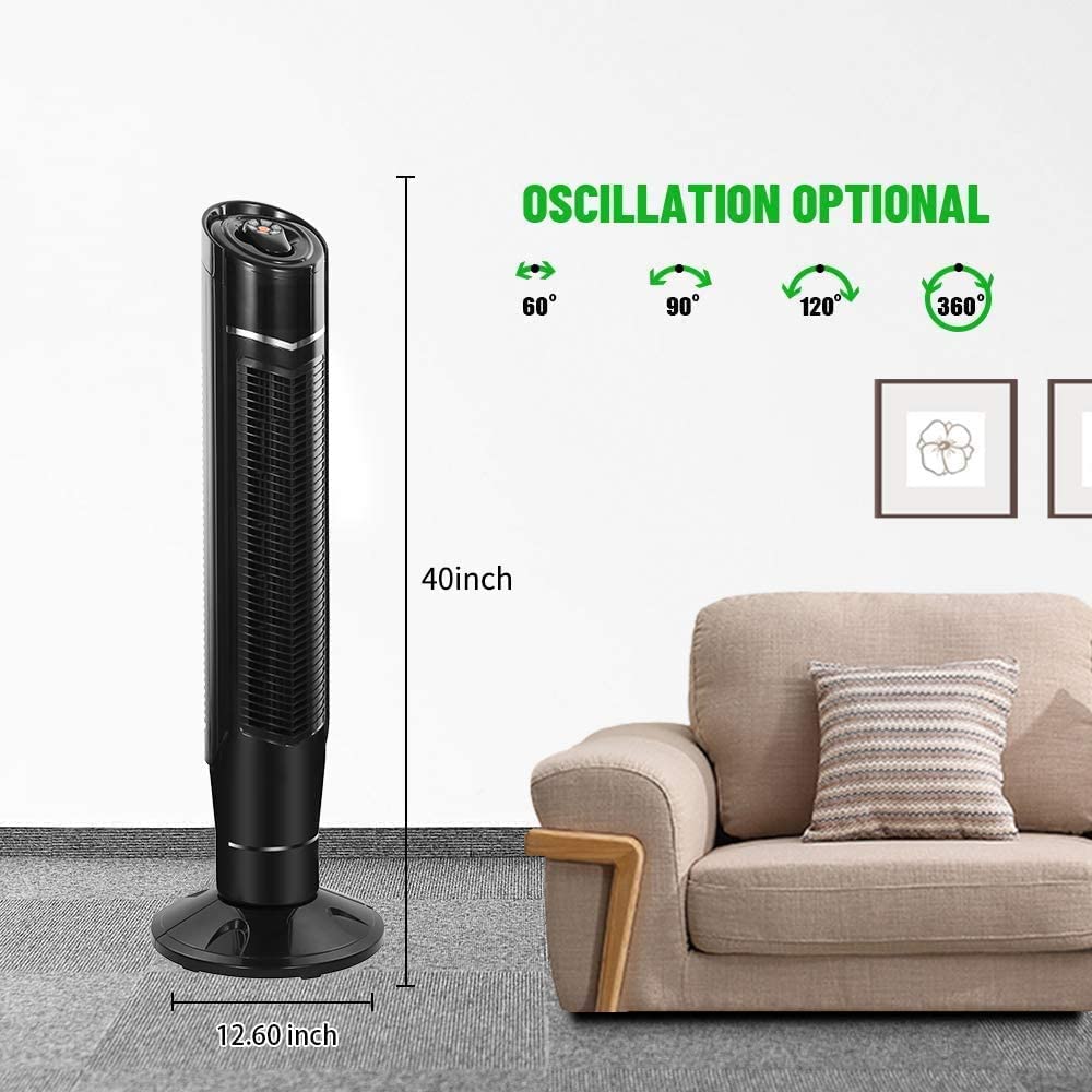 Portable Oscillating Tower Fan - Image 9