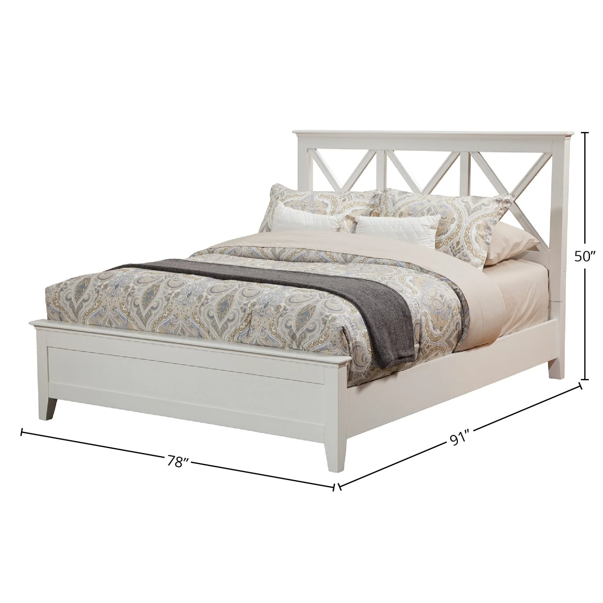 Potter Bed, White - Image 4