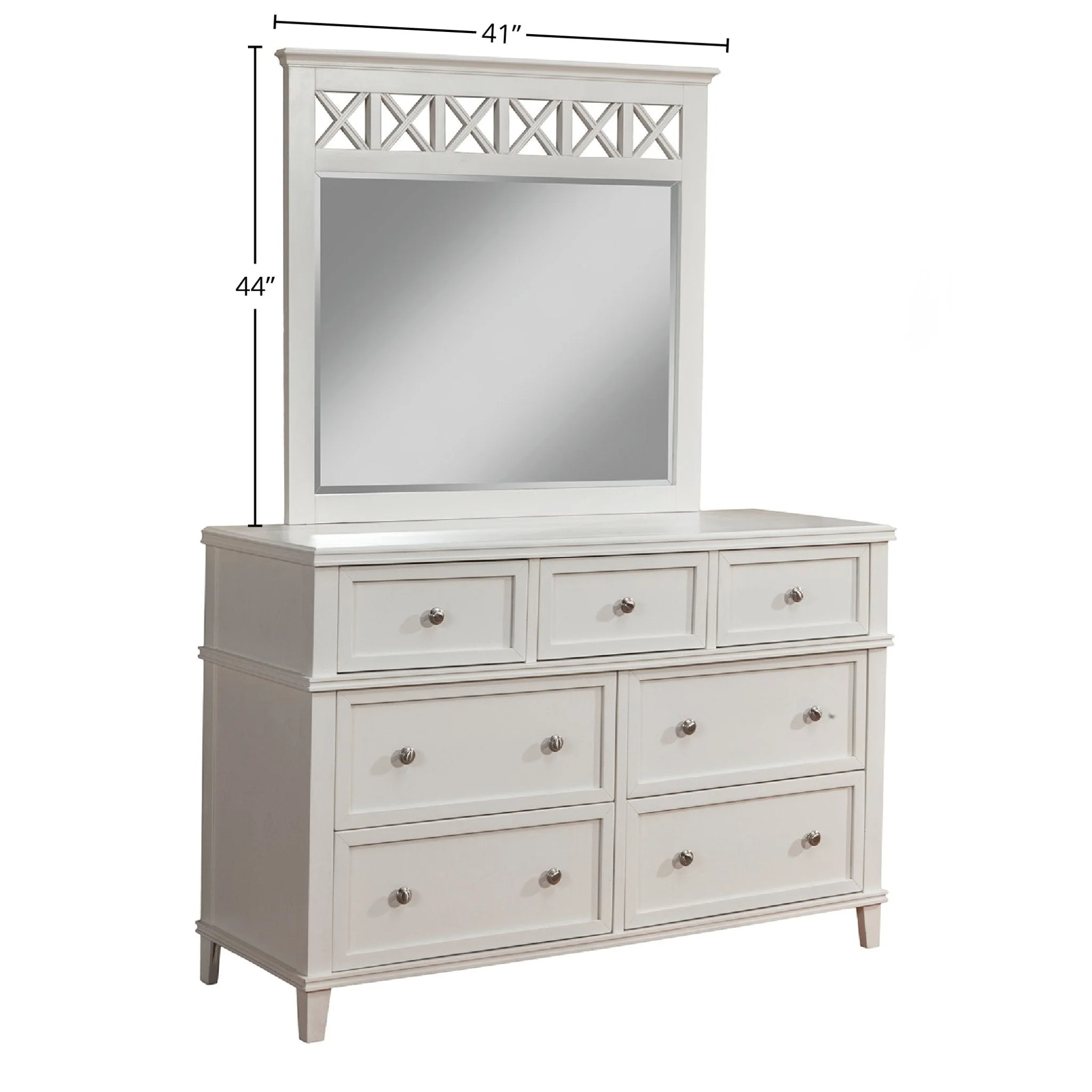 Potter Mirror, White - Image 5