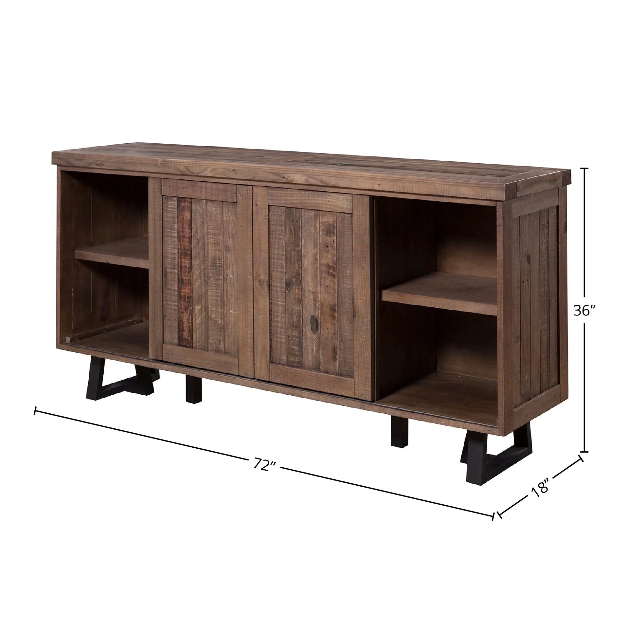 Prairie Sideboard, Natural/Black - Image 5