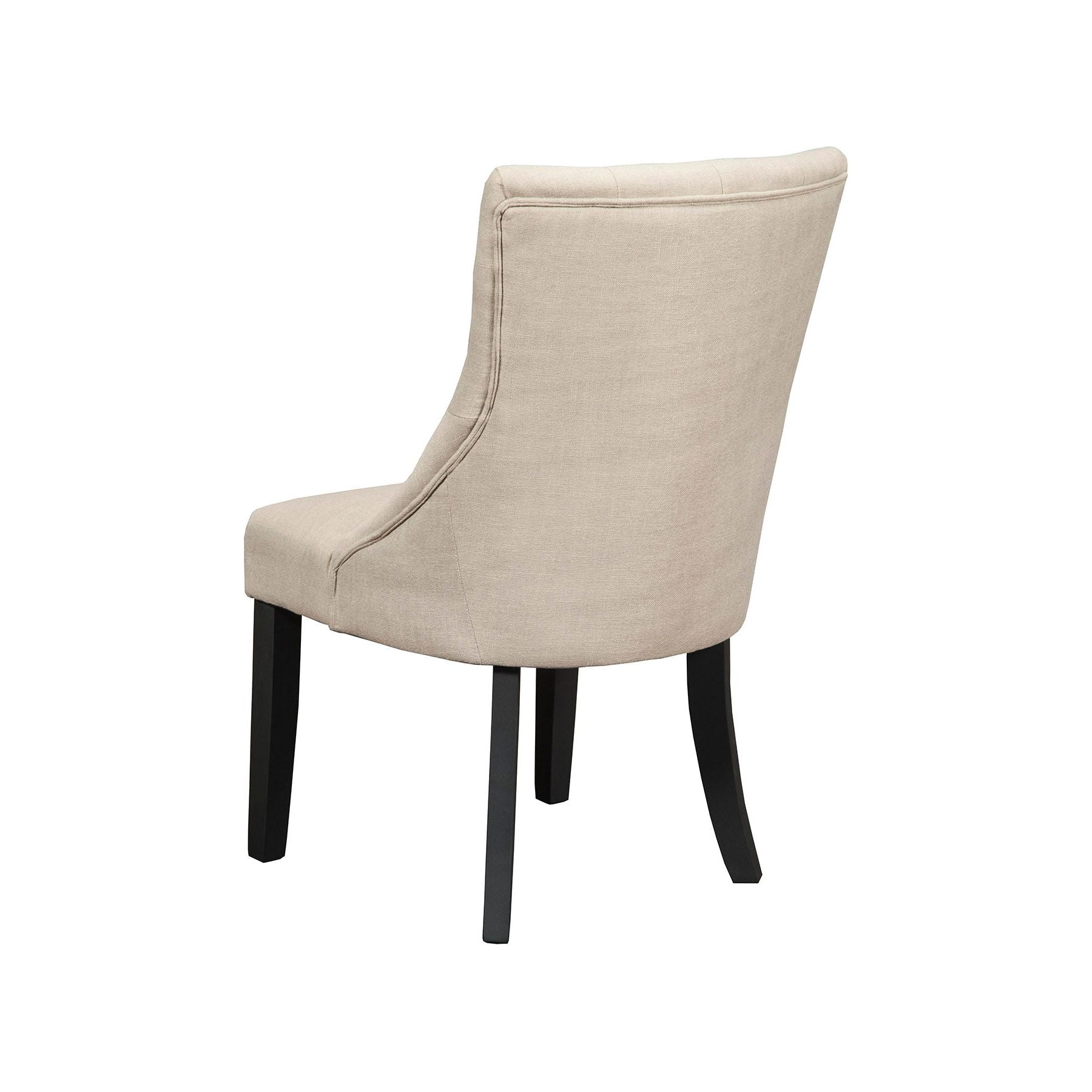 Prairie Upholstered Side Chairs, Cream Linen (Set of 2 Chairs) - Image 5