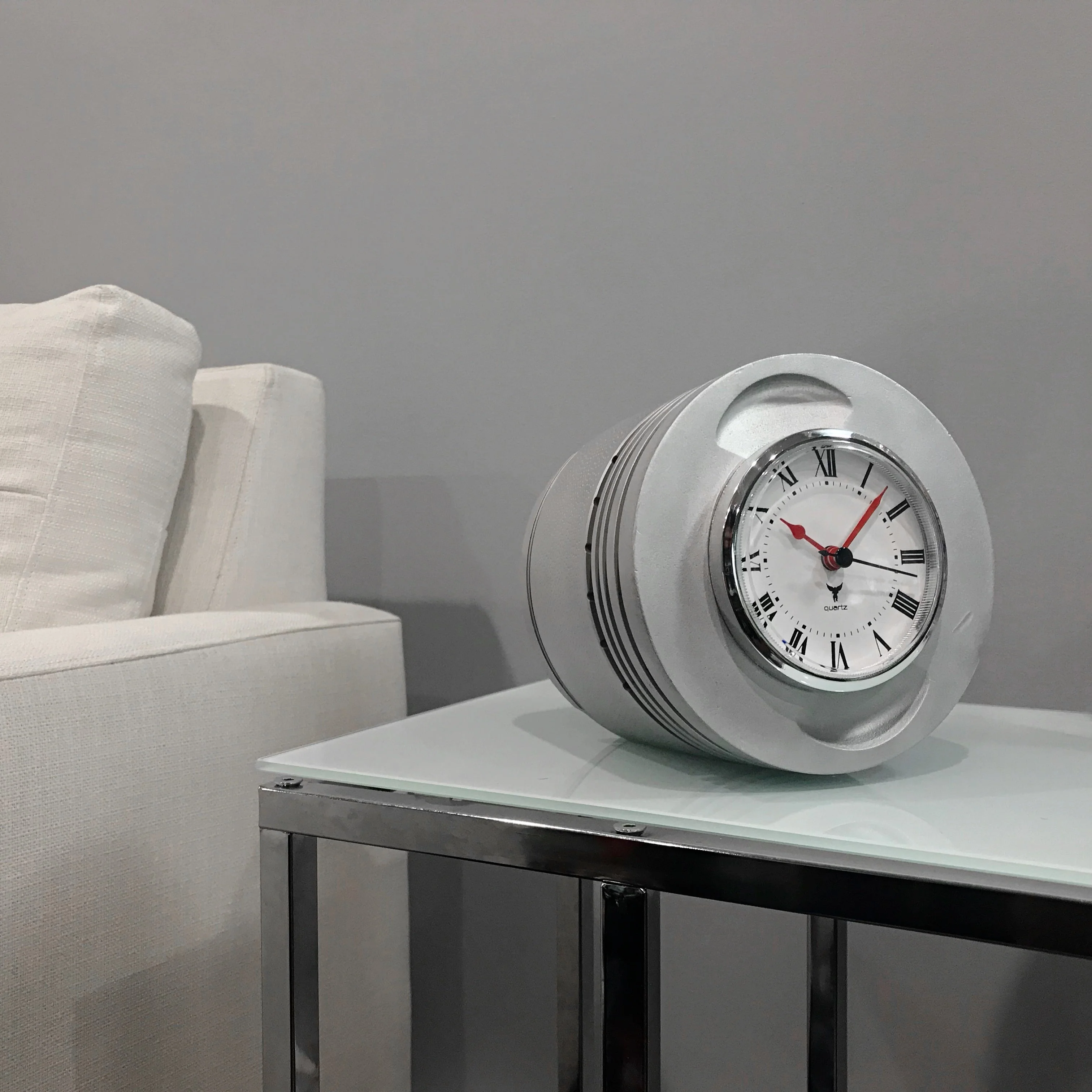 Pratt & Whitney R-2800 WWII Double Wasp Raw Radial Engine Piston Desk Clock - Image 9