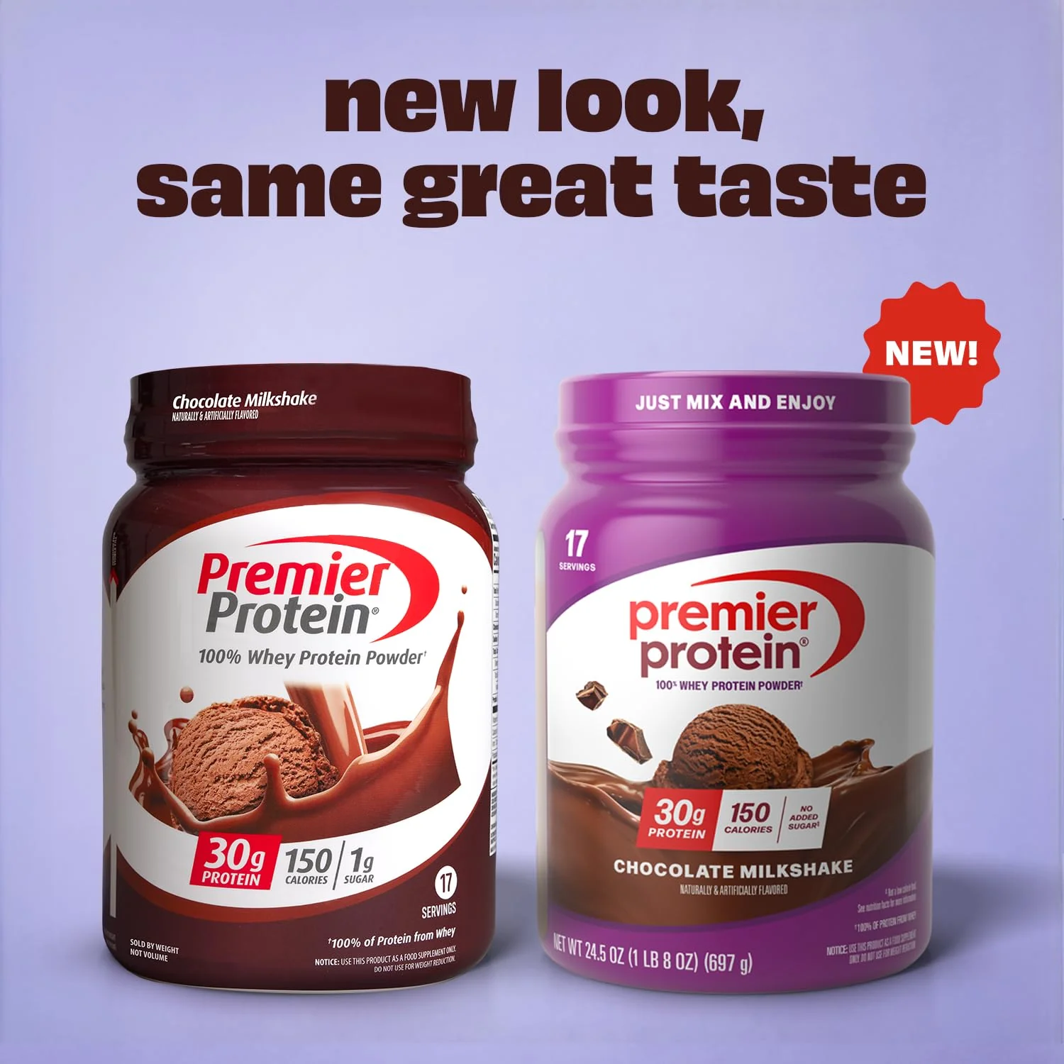 Premier Protein Powder, Chocolate Milkshake, 30g Protein, No Added Sugar, 100% Whey Protein, Keto Friendly, Soy & Gluten Free, 24.5 oz, 17 Servings (Packaging May Vary) - Image 7
