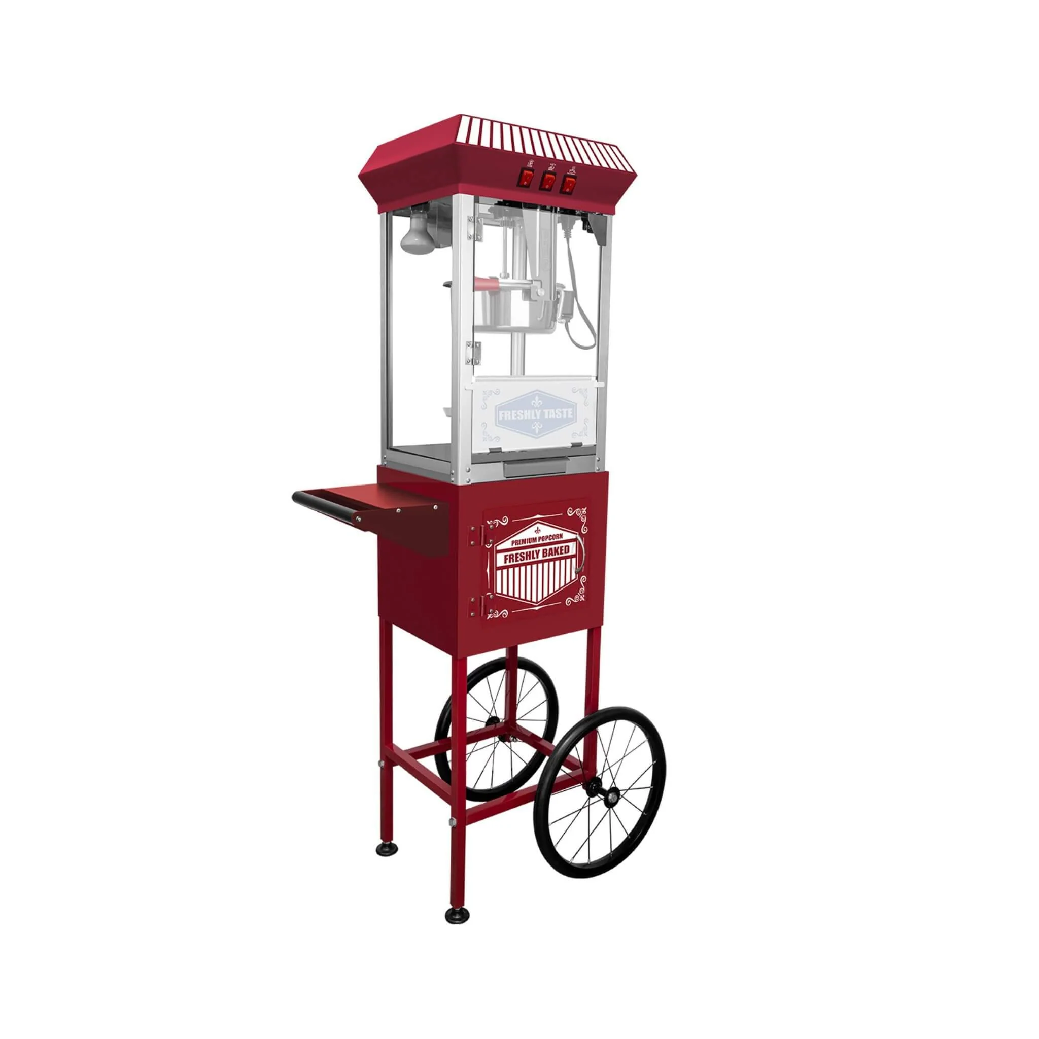 Premium 12-Ounce Movie Theater-Style Popcorn Machine With Cart (SAK84156) - Image 3