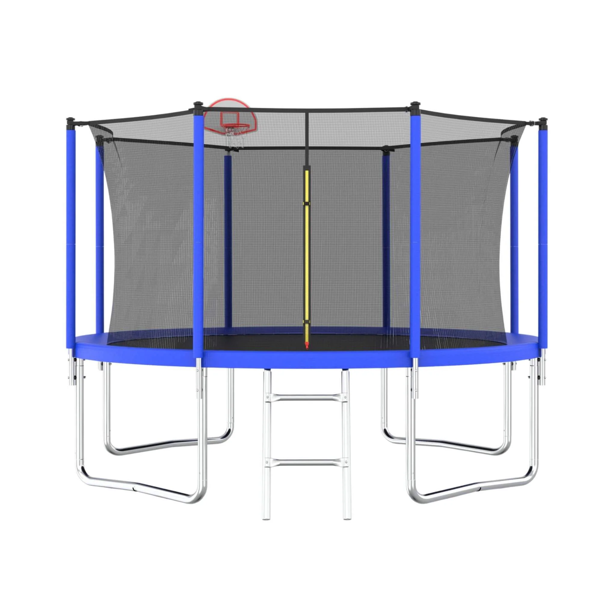 Premium 12FT Outdoor Backyard Trampoline For Kids And Adults With Basketball Hoop And Safety Enclosure (SAK15723) - Image 9