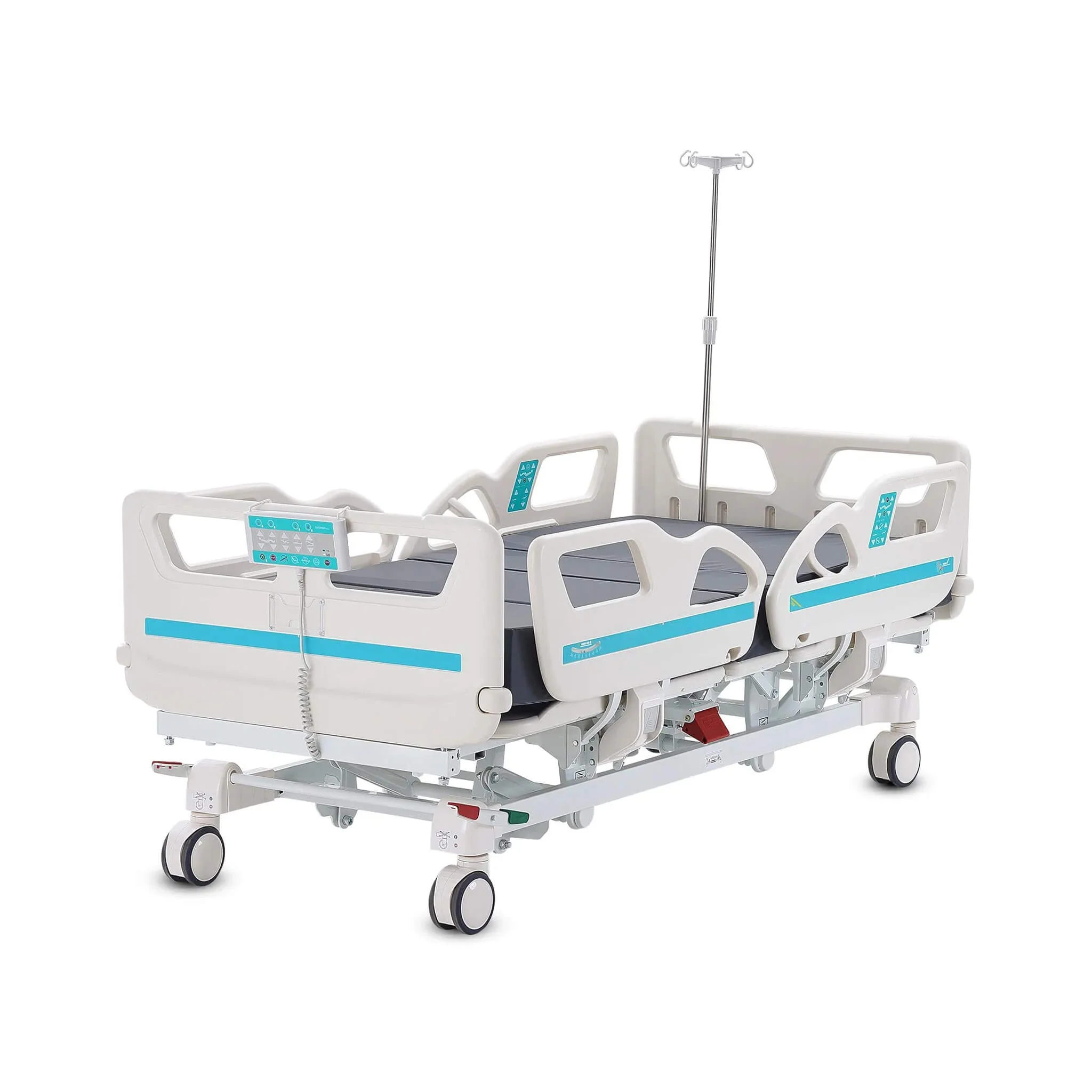 Premium 5-Function Electric Adjustable Medical Hospital Bed With Cardiac Position, 550LBS (SAK62312) - Image 3