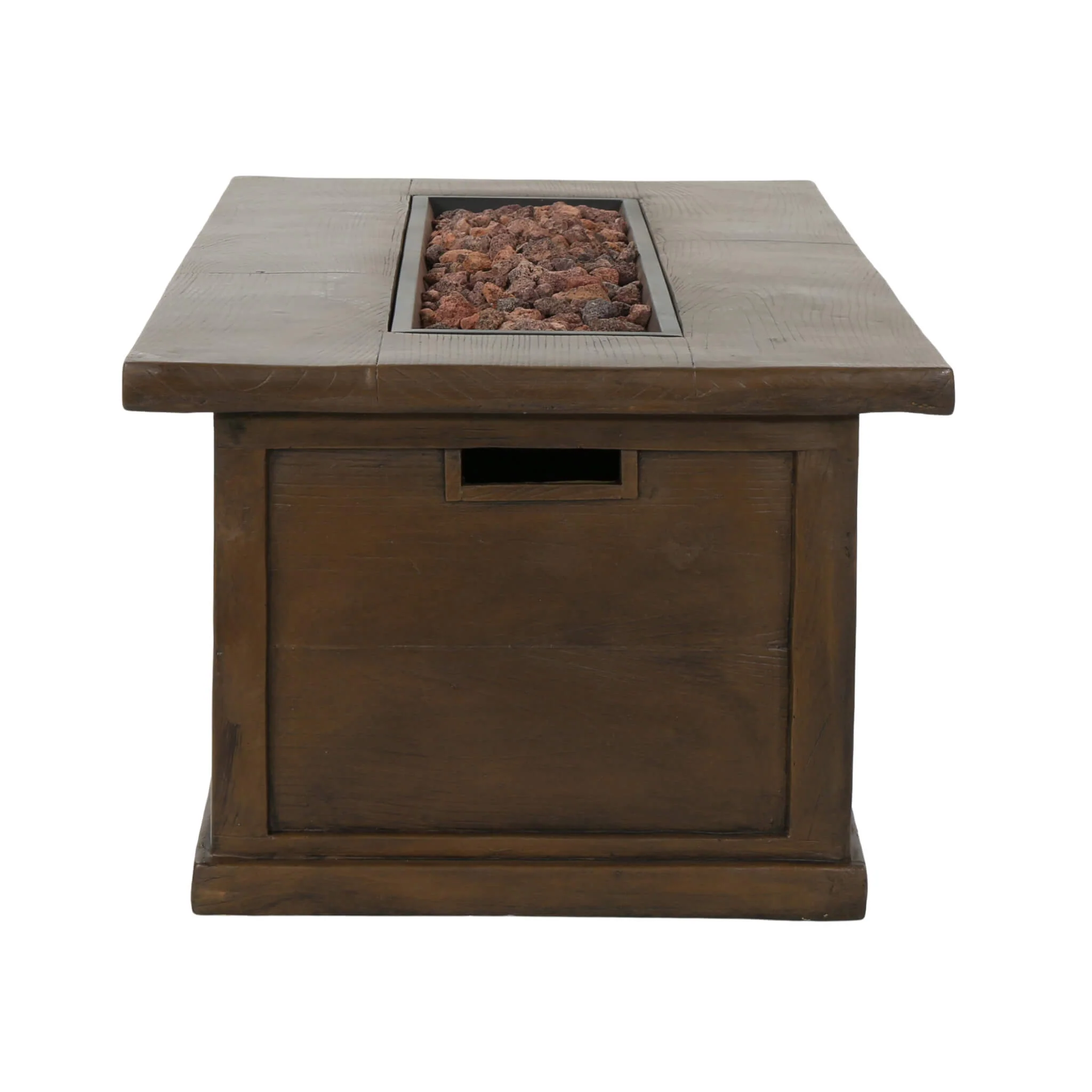 Alora Premium 56" Transitional Rectangular Outdoor Propane Gas Fire Pit Table, 50K BTU (SAK25790) - Image 9