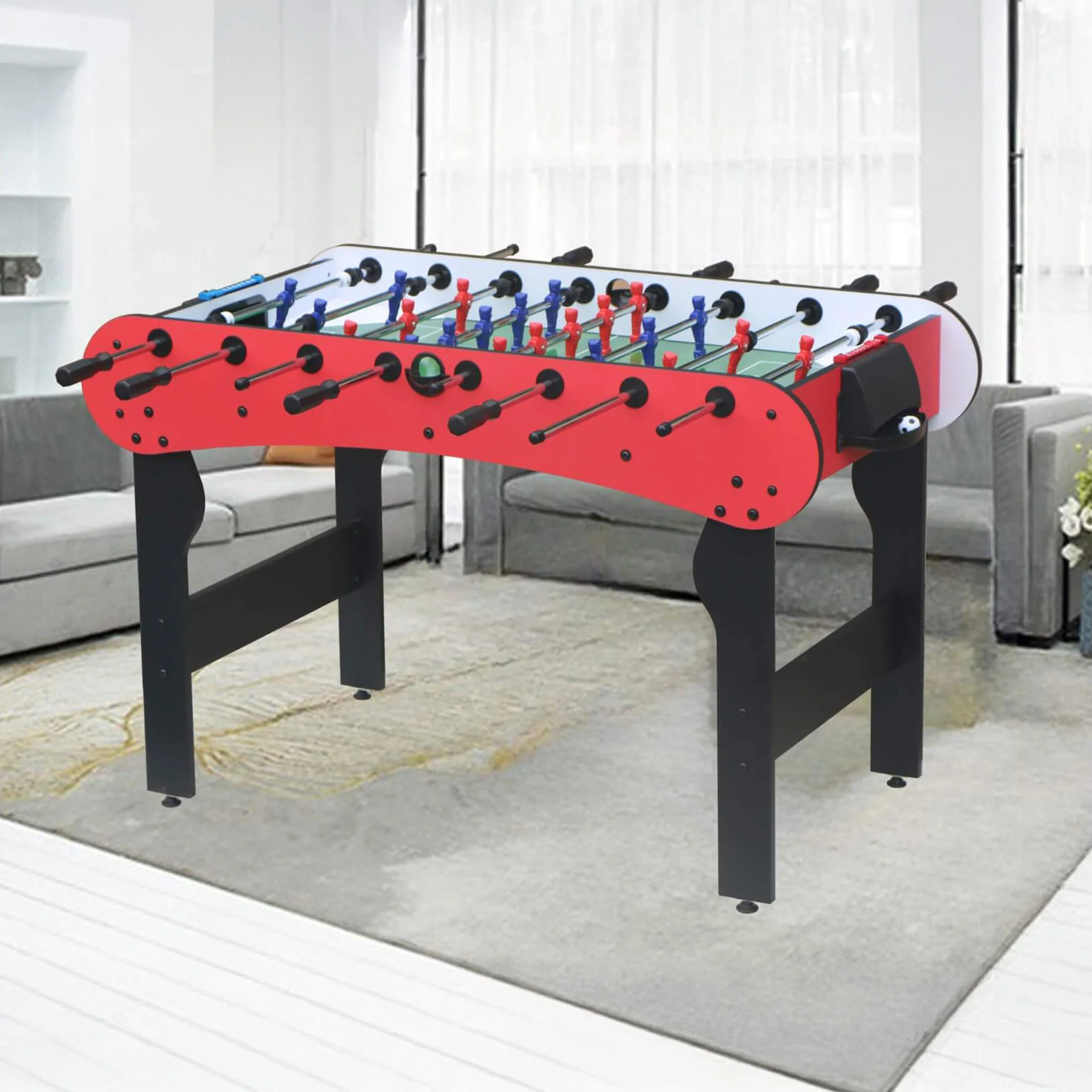 Premium 5FT Indoor Soccer Foosball Table For Kids And Adults (SAK78072) - Image 12