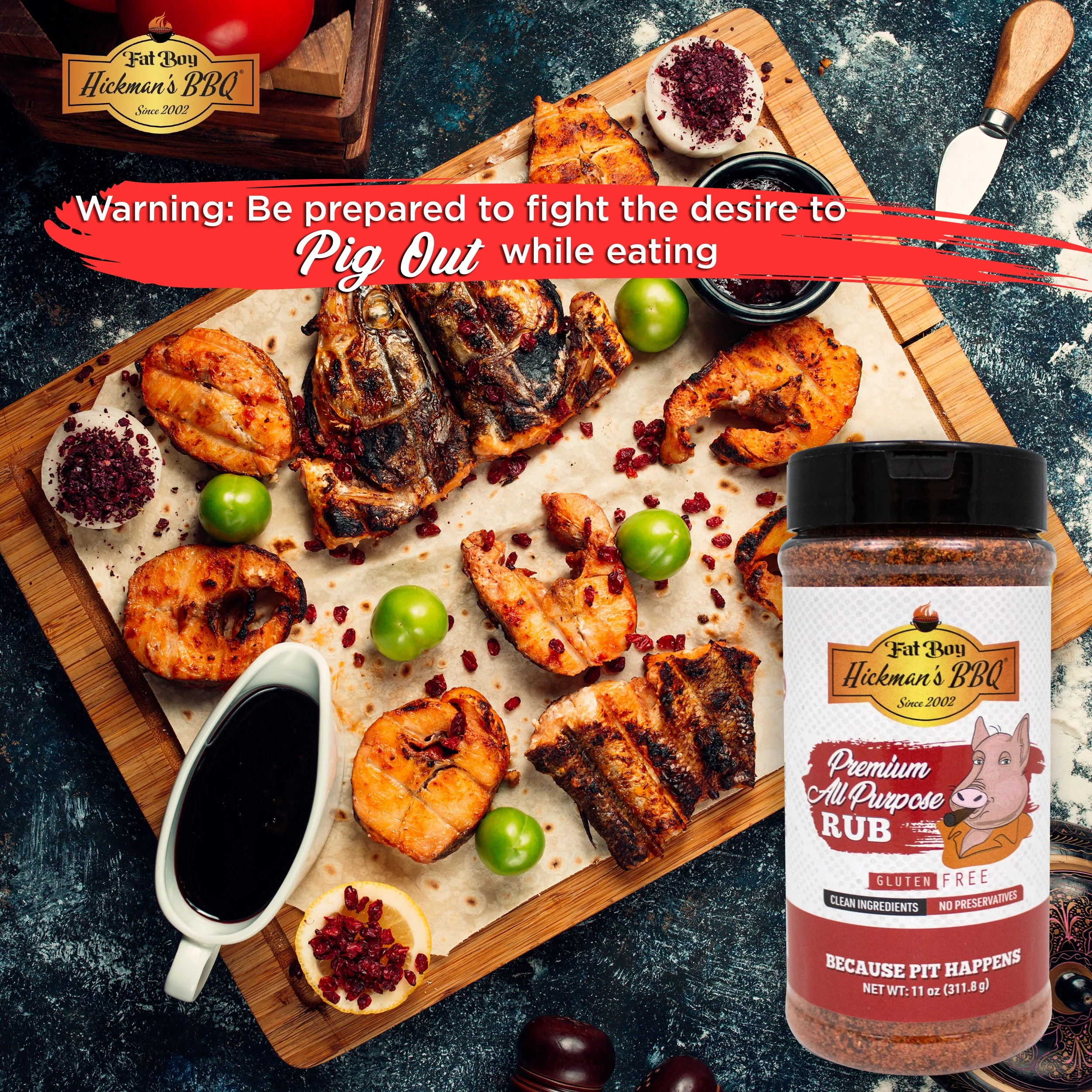 Premium All Purpose Gluten Free Keto Friendly BBQ Rub 11 oz - Image 10