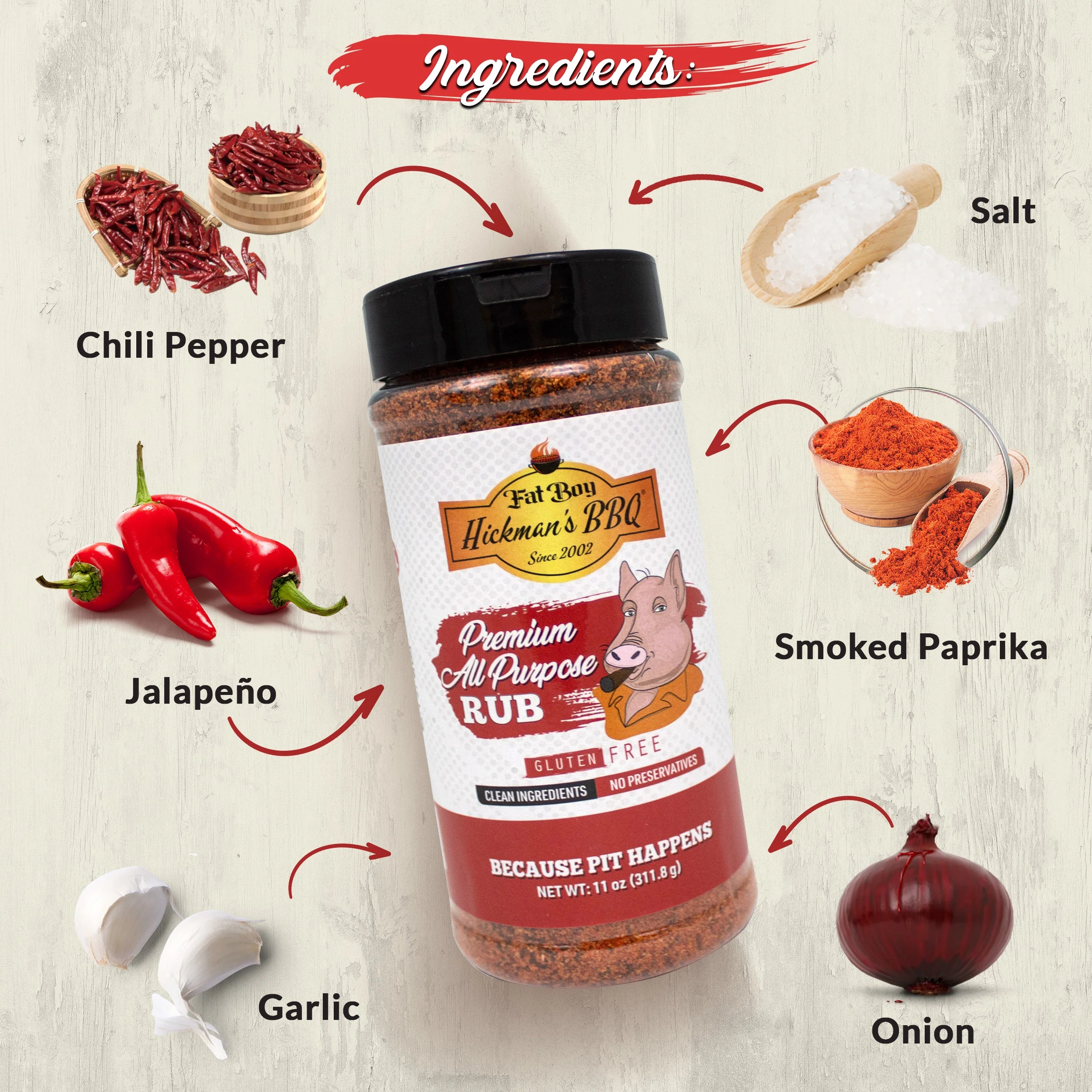 Premium All Purpose Gluten Free Keto Friendly BBQ Rub 11 oz - Image 9