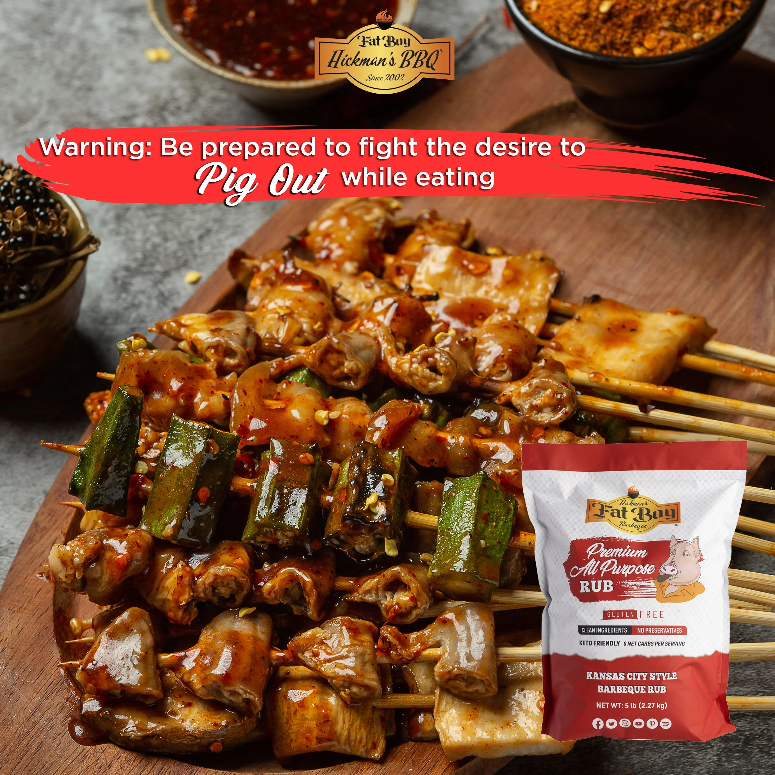 Premium All Purpose Gluten Free Natural BBQ Rub 5 lb - Image 6