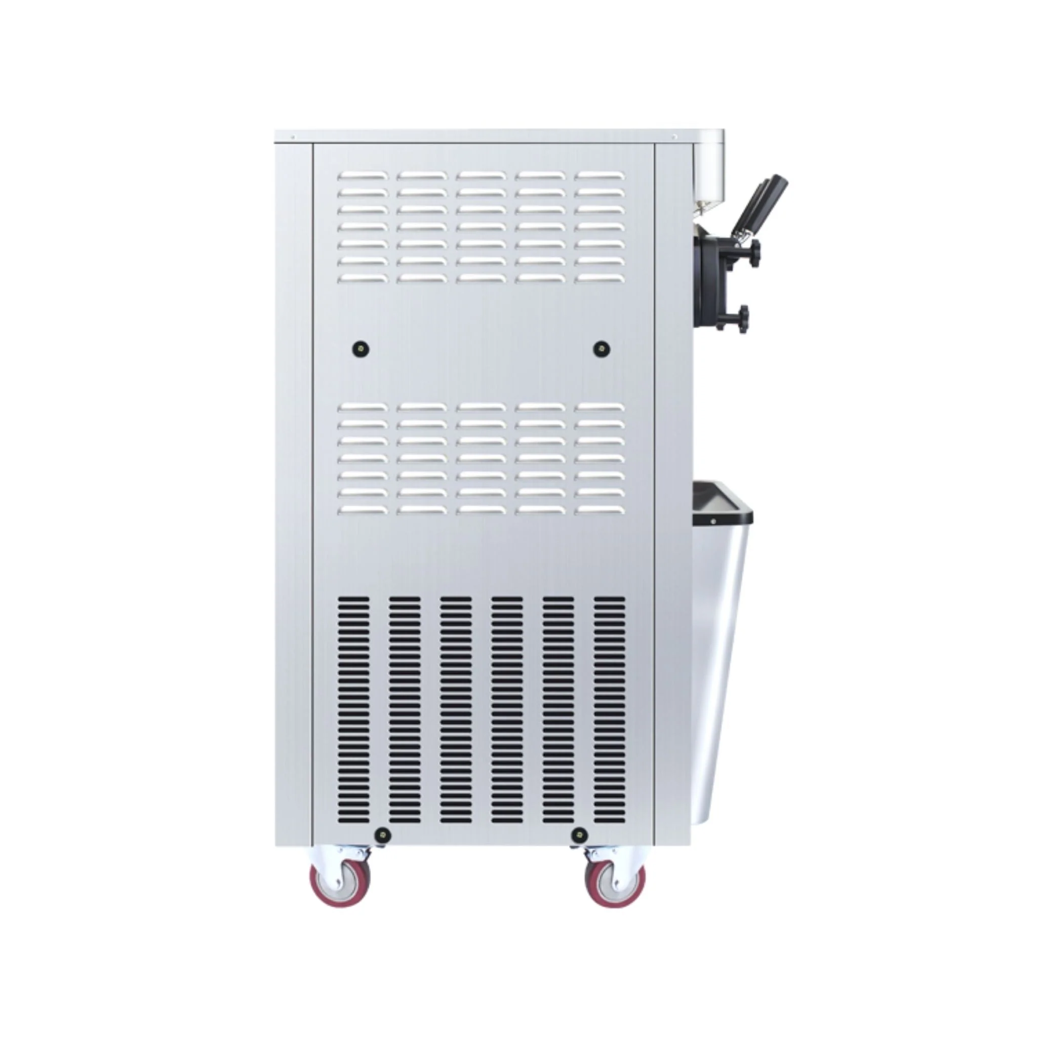 Premium Commercial Vertical 2000W 3-Flavor Soft Ice Cream Machine With Dual 6L Hoppers, 25-30L/H (SAK93406) - Image 4