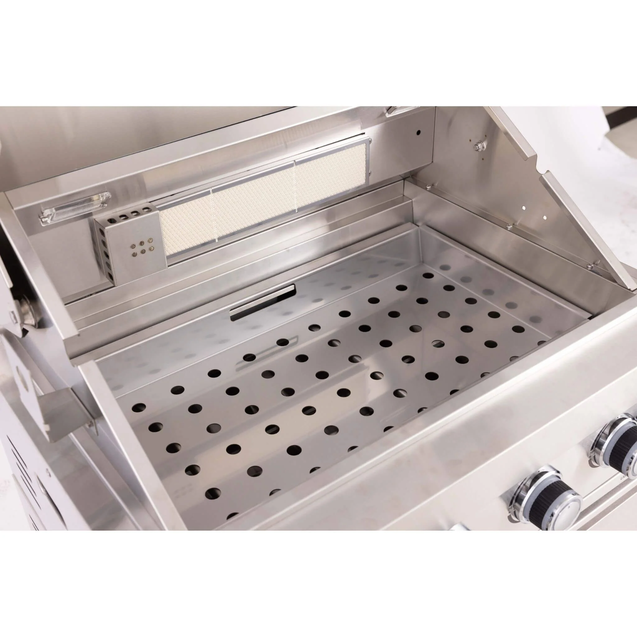Premium Outdoor Kitchen With 32-Inch 60K BTU Built-In Stainless Steel LPG Gas Grill, Door And Drawer Combo And Stainless Steel Ice Box (SAK98661) - Image 19