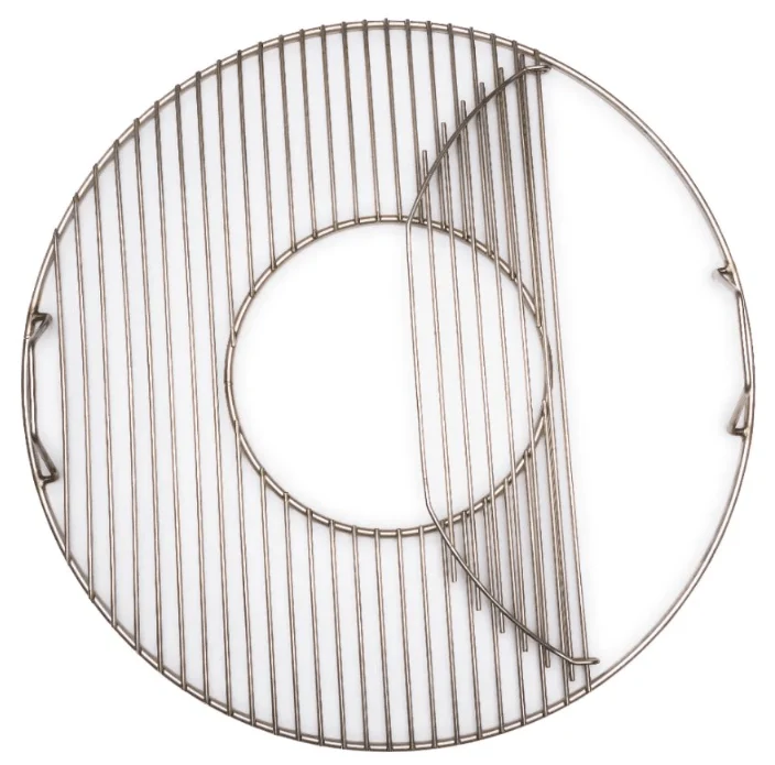 Premium stainless grate for 22 kettle package (grate with pop out center and stainless charcoal grate) - Image 3
