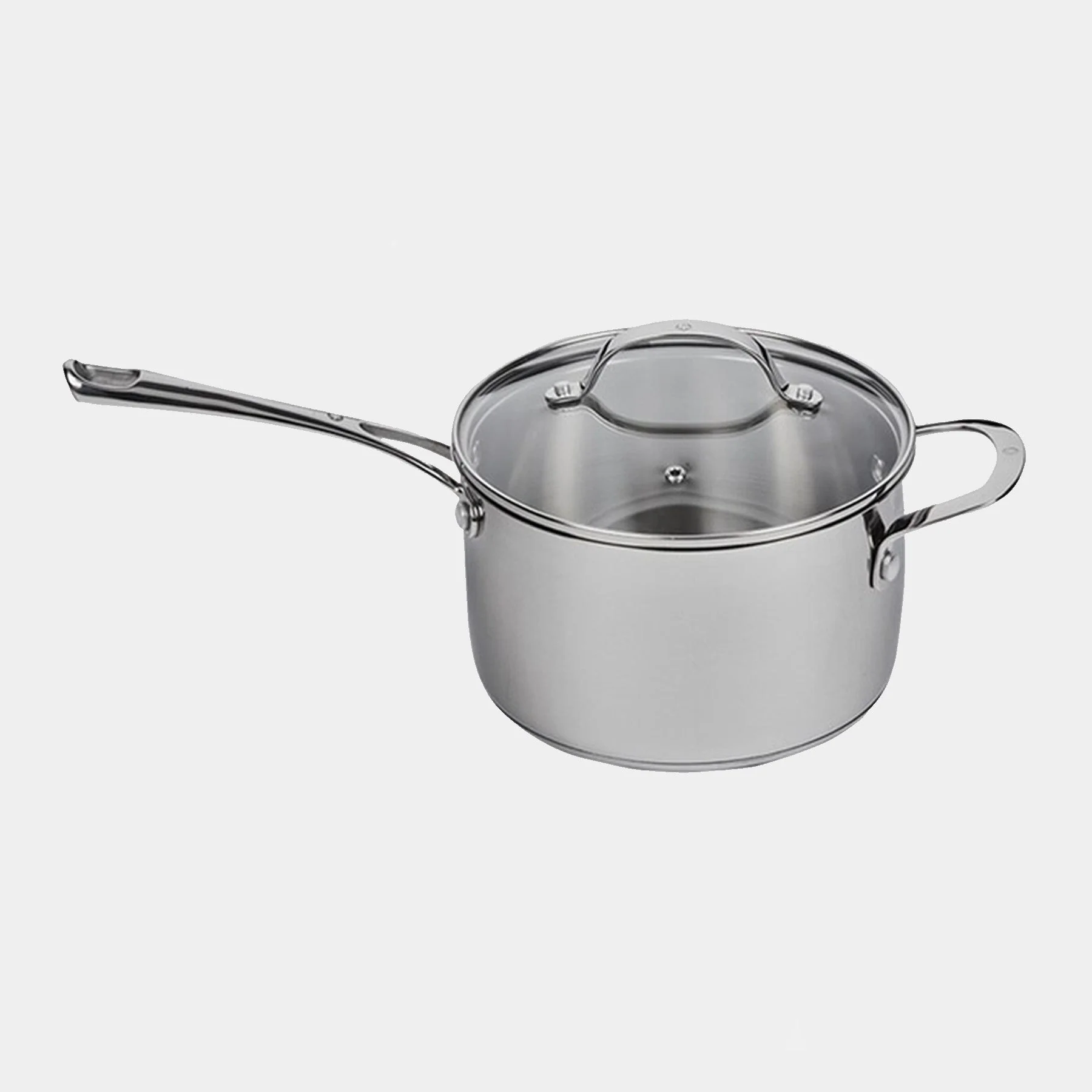 Premium Steel DLX 3.6 qt Saucepan with Glass Lid - Induction - Image 4