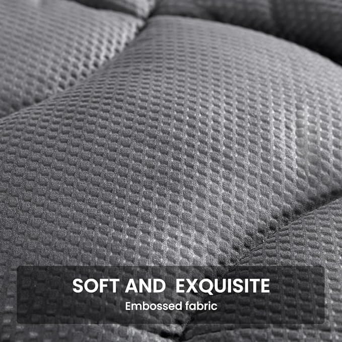 Premium Zoned Cooling Mattress Pad - Gray - Image 6