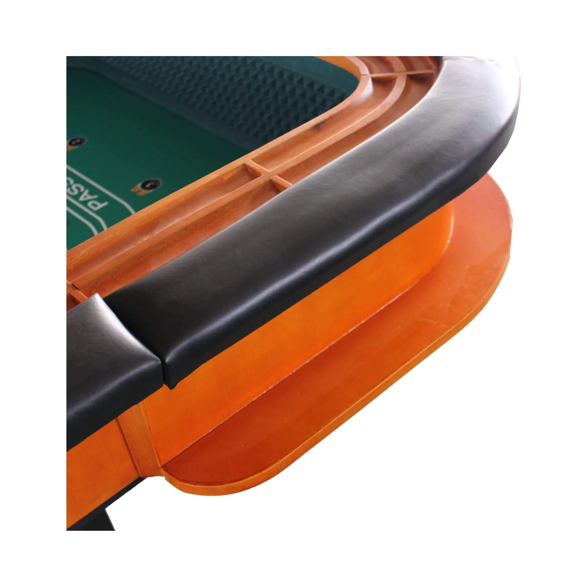 Professional 12FT Craps Table With Full Drink Rail And Padded Rim Cover (SAK76258) - Image 8