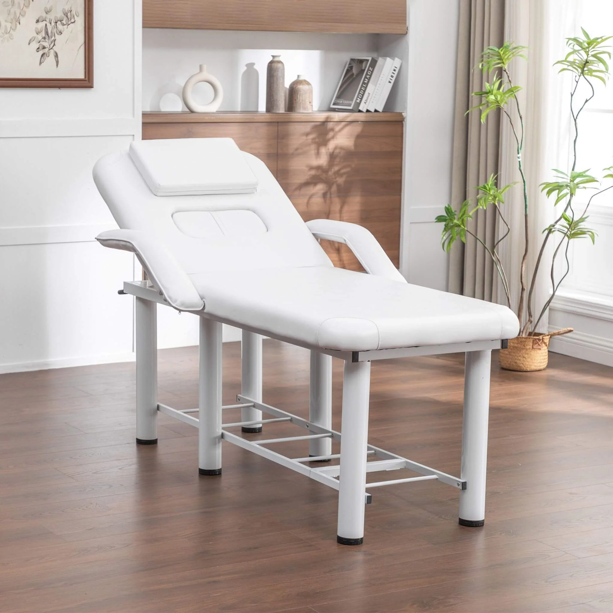 Professional Fully Adjustable Beauty Bed With Underbed Storage And Removable Cushions (SAK46813) - Image 10