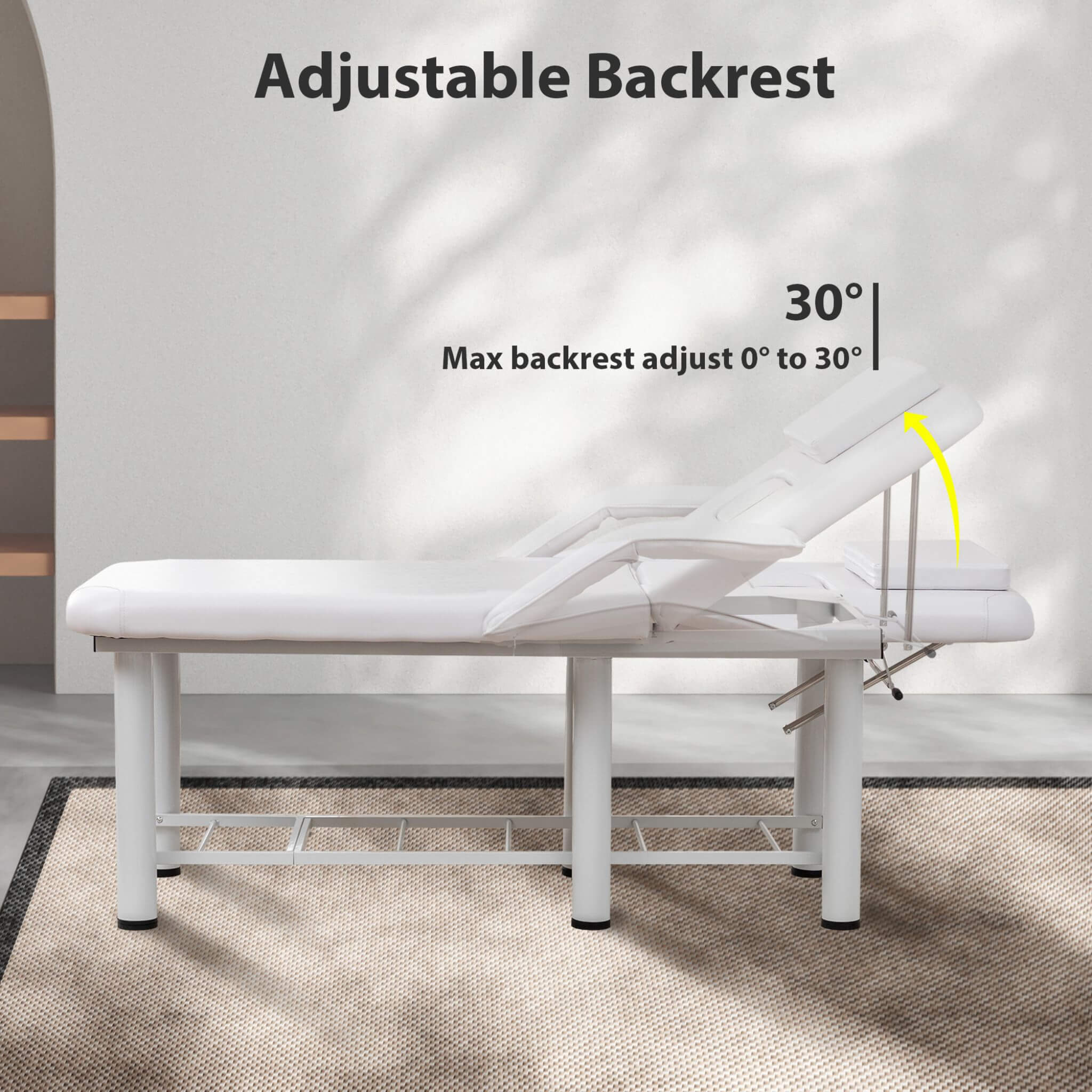Professional Fully Adjustable Beauty Bed With Underbed Storage And Removable Cushions (SAK46813) - Image 5