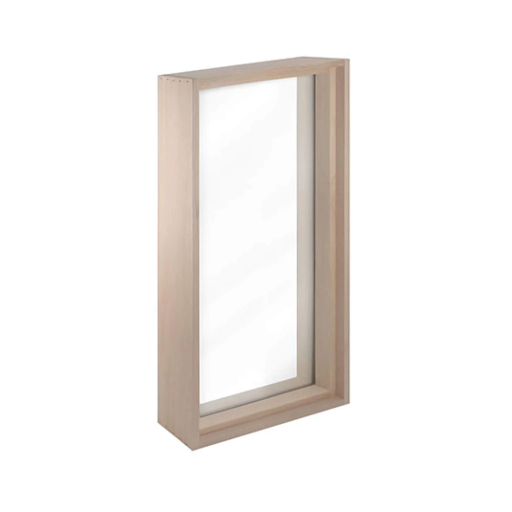 Prosaunas 17-5/8X31 Framed Hemlock Tempered Dual Pane Clear Glass Sauna Window (SAK44067) - Image 3