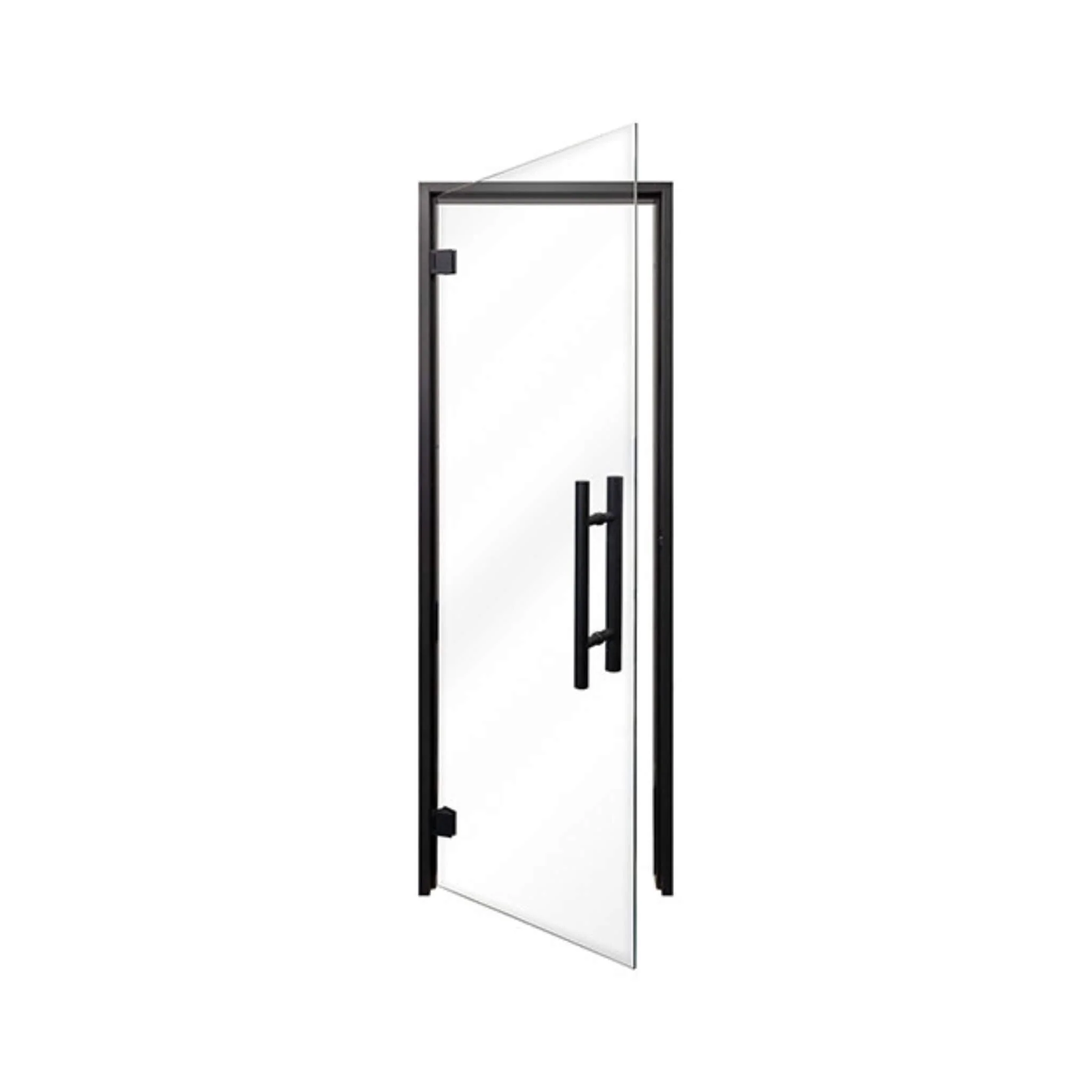 Prosaunas 24X81 Black Alder Clear Glass Sauna Door (SAK38670) - Image 3