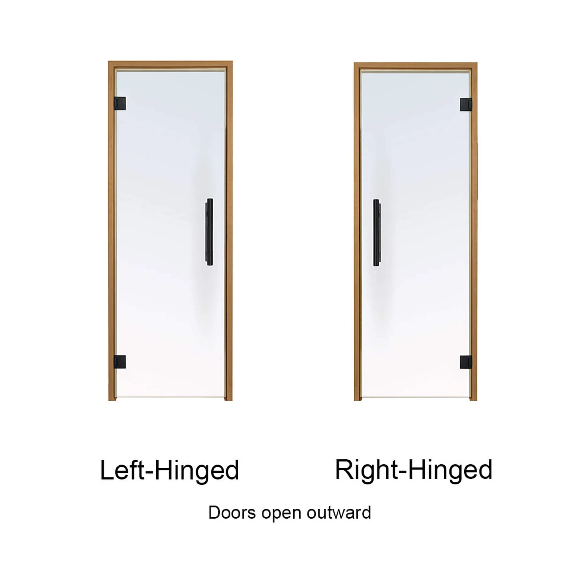 Prosaunas 24X81 Thermo-Aspen Prehung Clear Glass Sauna Door (SAK13651) - Image 5