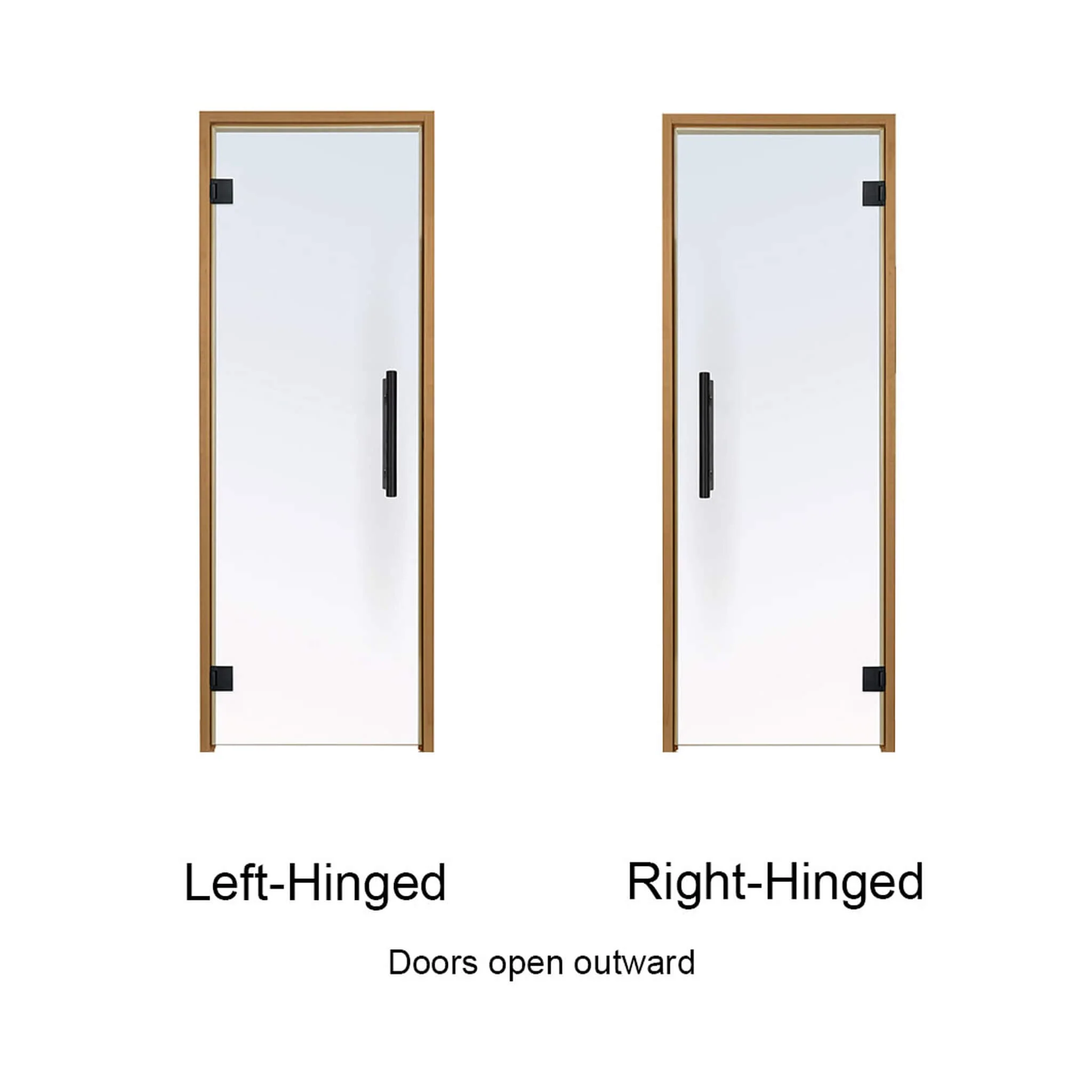 Prosaunas 24X81 Thermo-Aspen Prehung Tinted Glass Sauna Door (SAK51863) - Image 5
