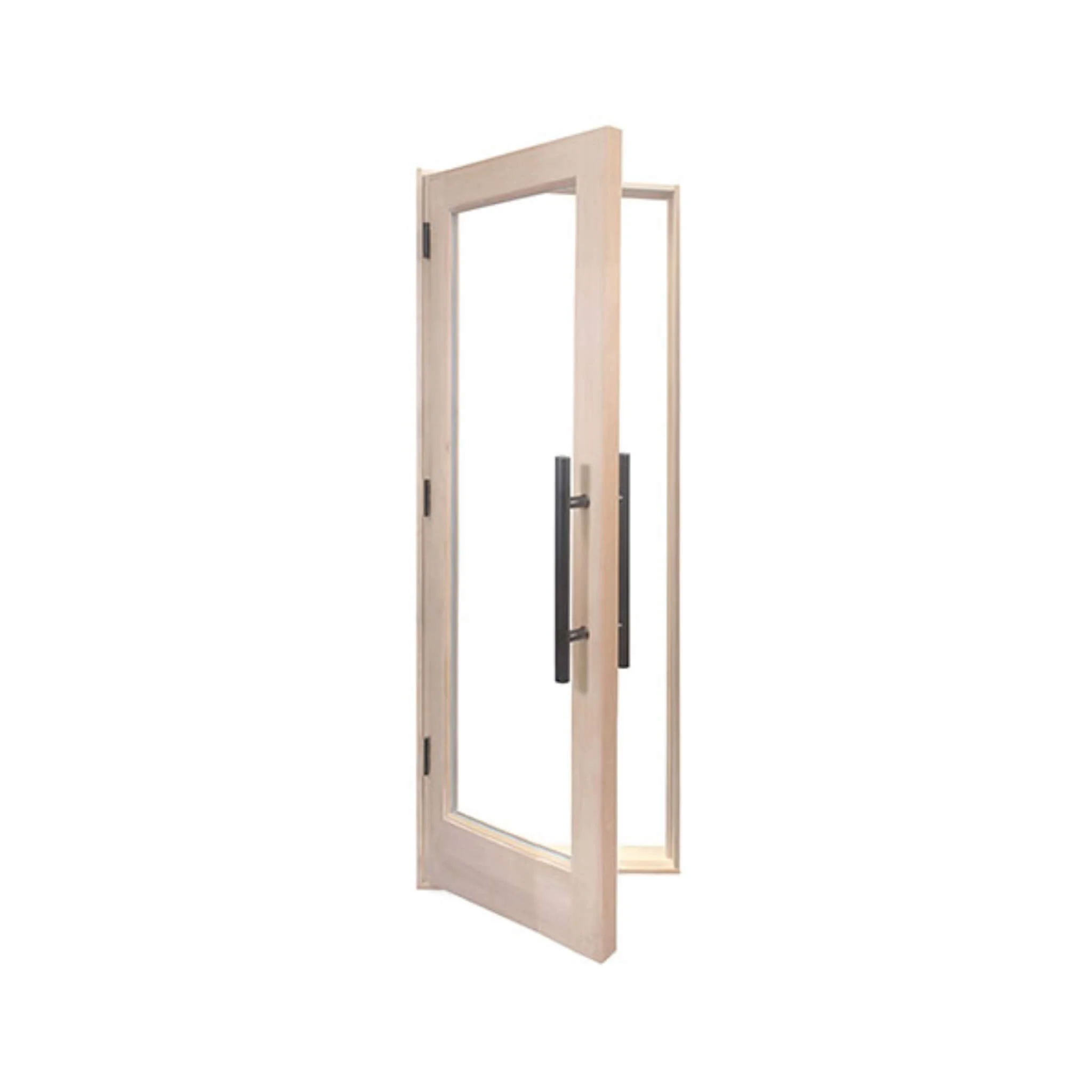 Prosaunas 25.5X81.5 Prehung Solid Wood Douglas Fir Sauna Door With Dual-Pane Insulated Glass (SAK25184) - Image 6