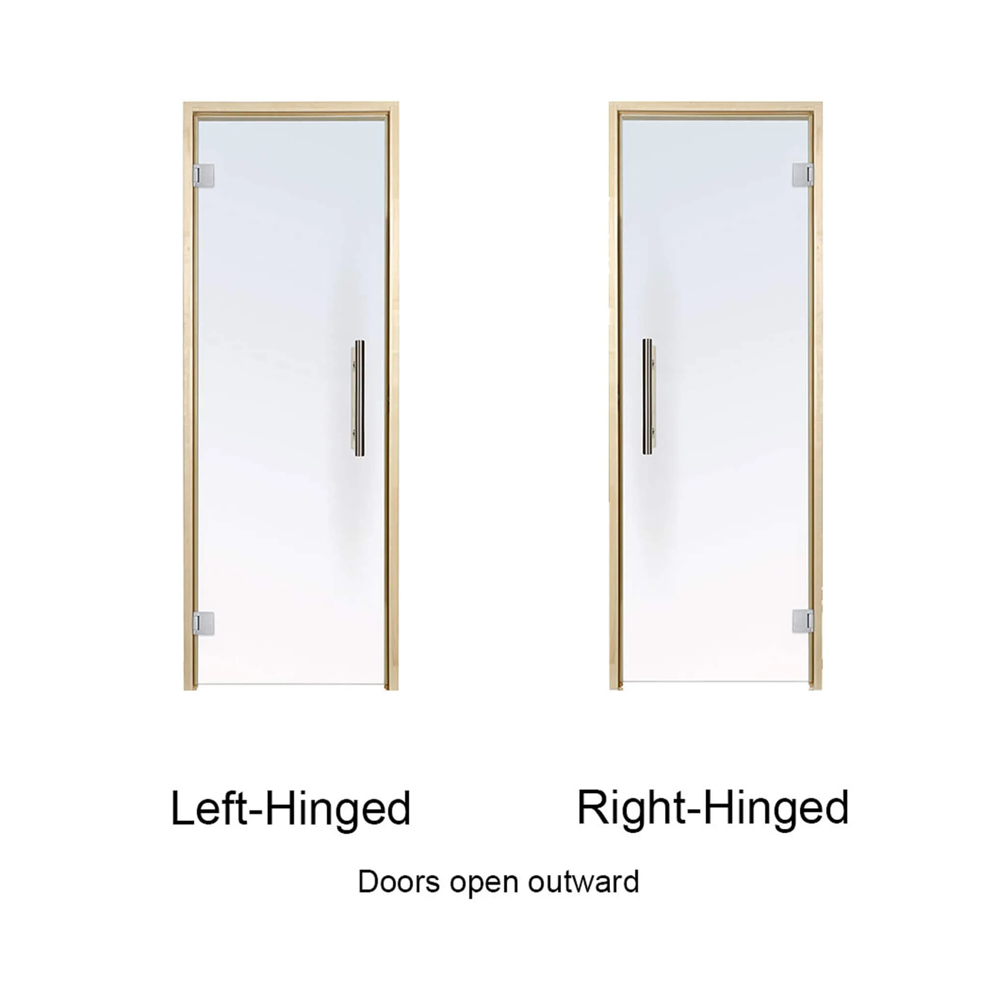 Prosaunas 36X81 Aspen Clear ADA Glass Sauna Door (SAK75843) - Image 5