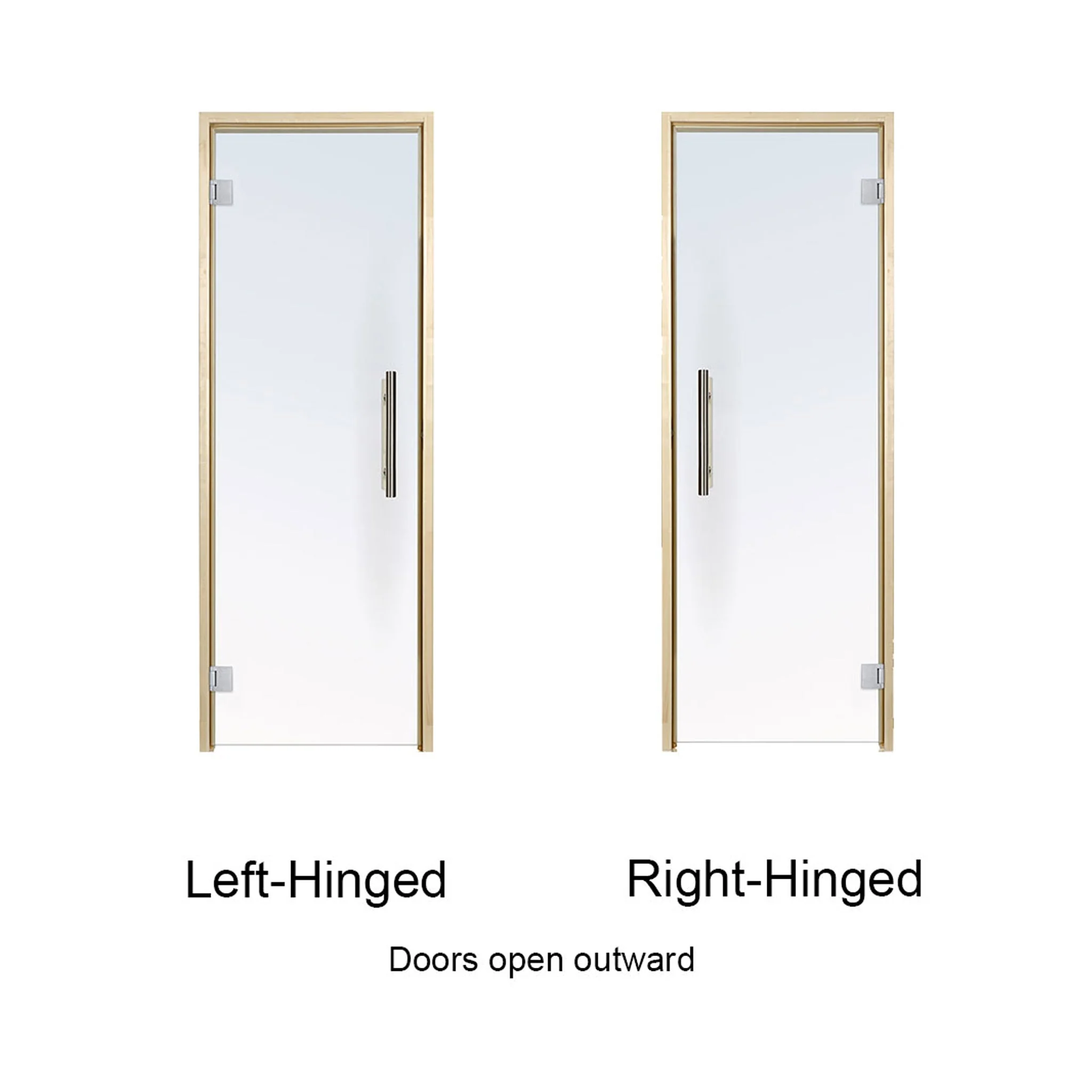 Prosaunas 36X81 Aspen Prehung ADA Tinted Glass Sauna Door (SAK17952) - Image 5