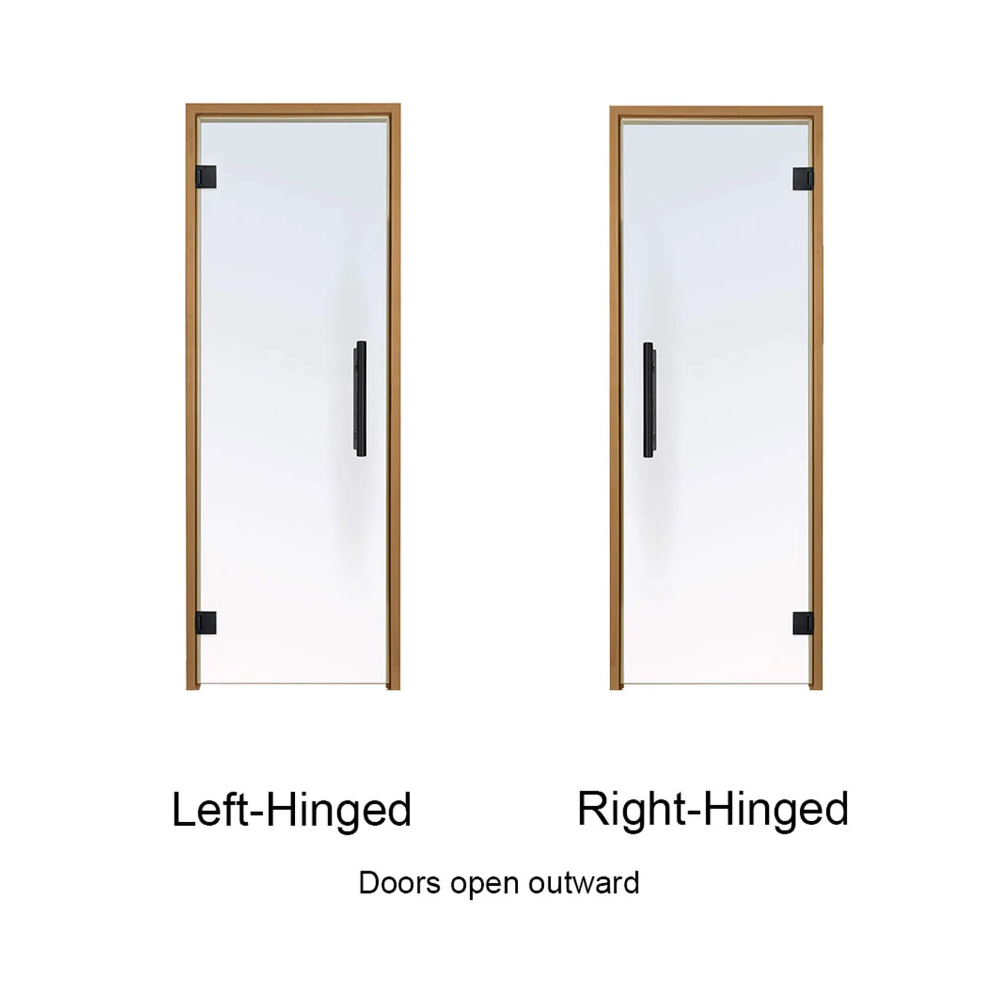 Prosaunas 36X81 Thermo-Aspen Clear ADA Glass Sauna Door (SAK75841) - Image 5