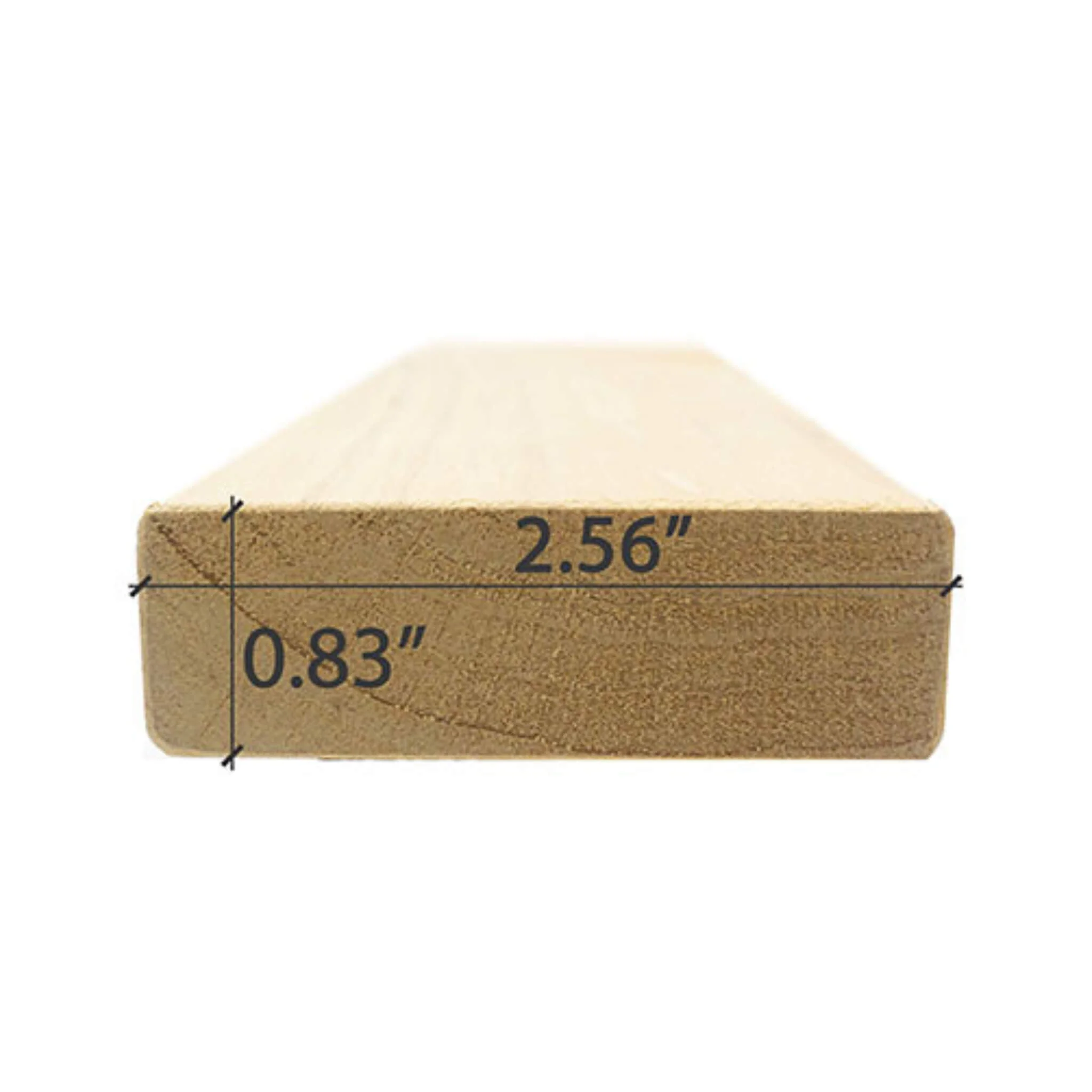 Prosaunas Alder 1X3 S4SEE SHP Sauna Bench Wood [Untreated] (SAK31579) - Image 8