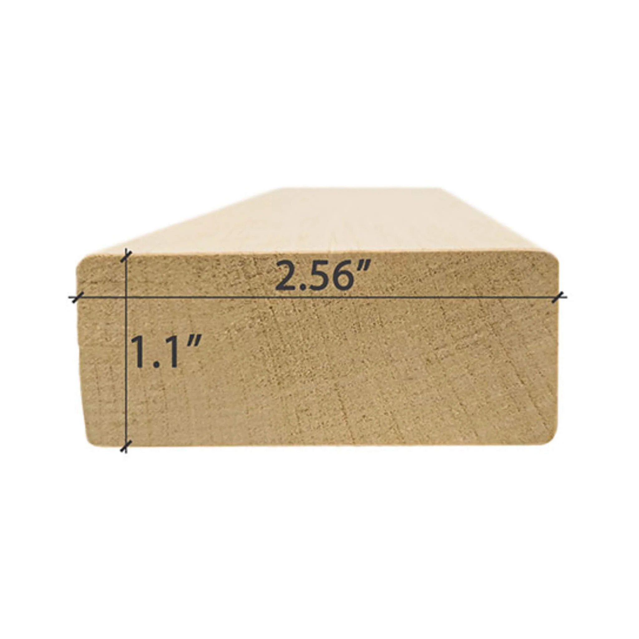 Prosaunas Alder 2X3 S4SEE SHP 4-Sides Eased Edges Sauna Bench Wood [Untreated] (SAK54104) - Image 9