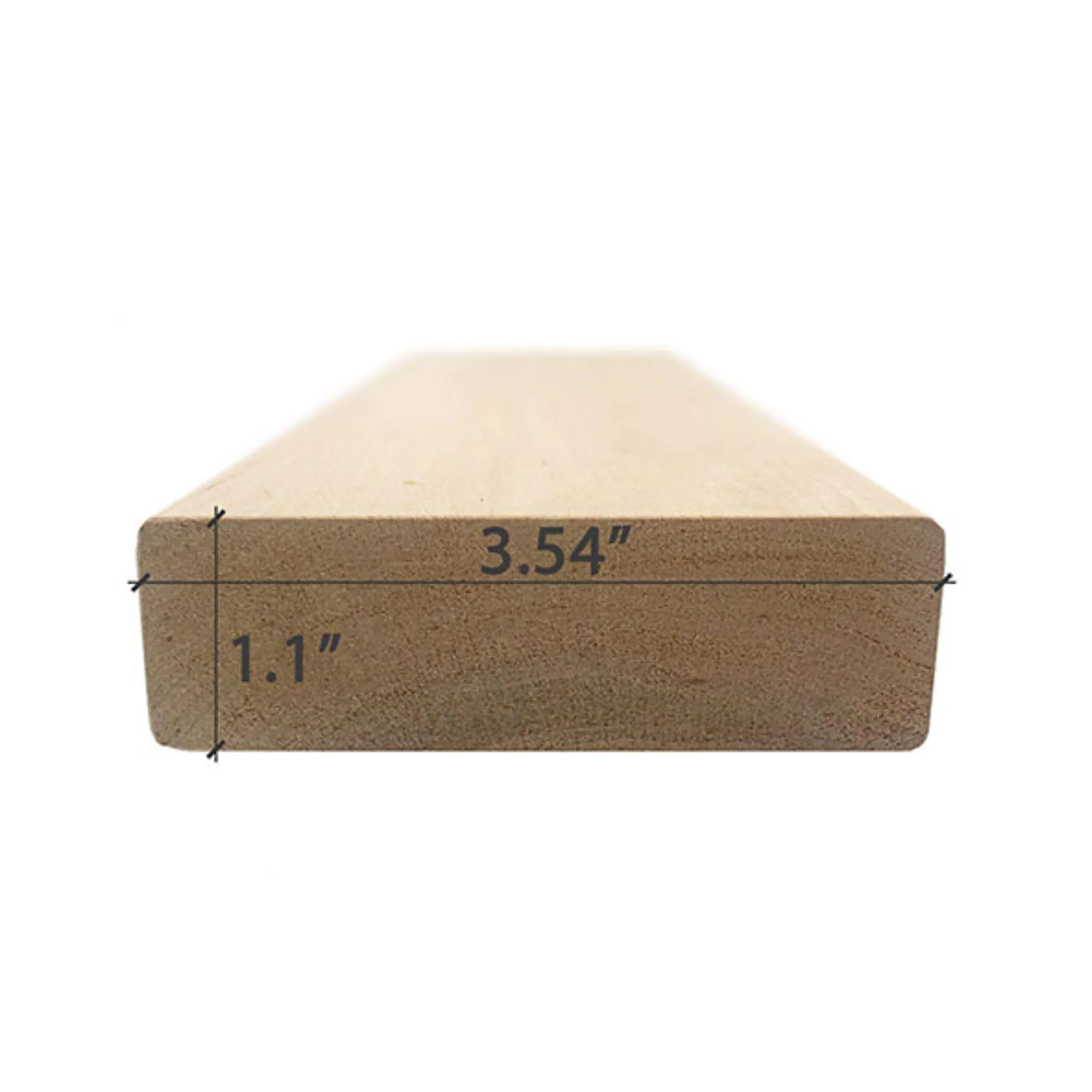 Prosaunas Alder 2X4 S4SEE SHP 4-Sides Eased Edges Sauna Bench Wood [Untreated] (SAK72415) - Image 8