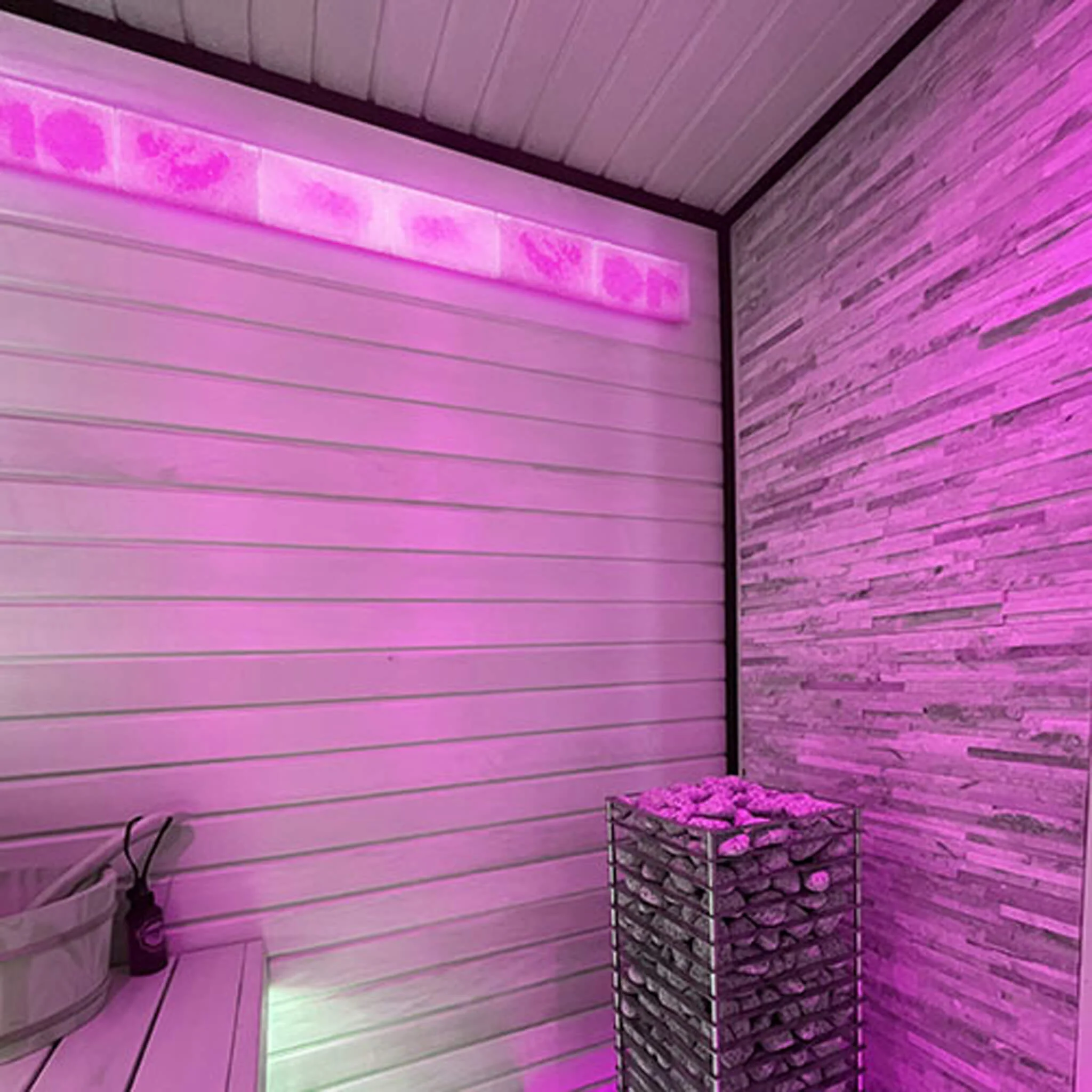 Prosaunas Customizable Small Himalayan Salt Sauna Light Kit (SAK40165) - Image 4