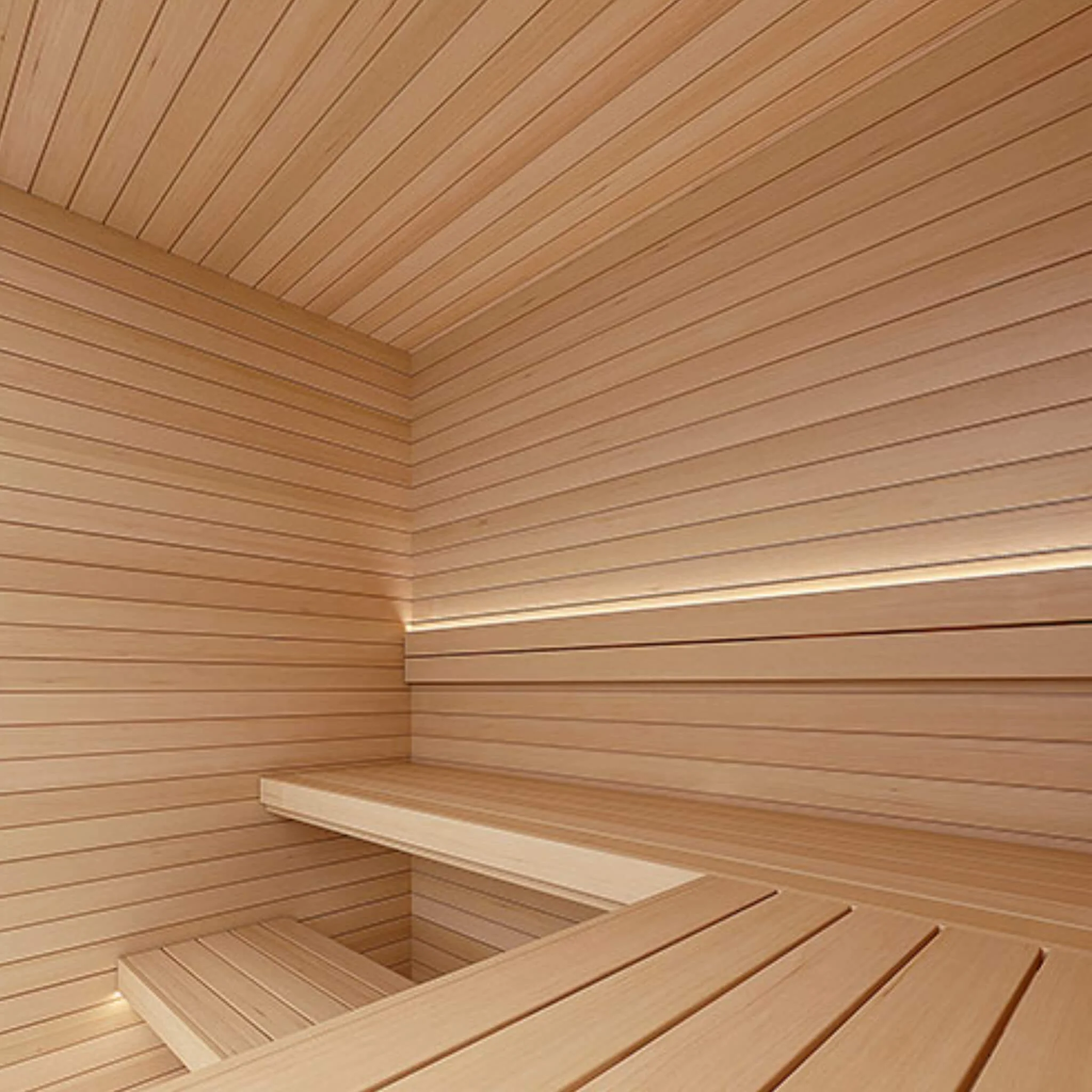 Prosaunas Hemlock 1/2X4 Vertical Grain T&G V2E Sauna Wall Wood [WOOD735] (SAK64039) - Image 3