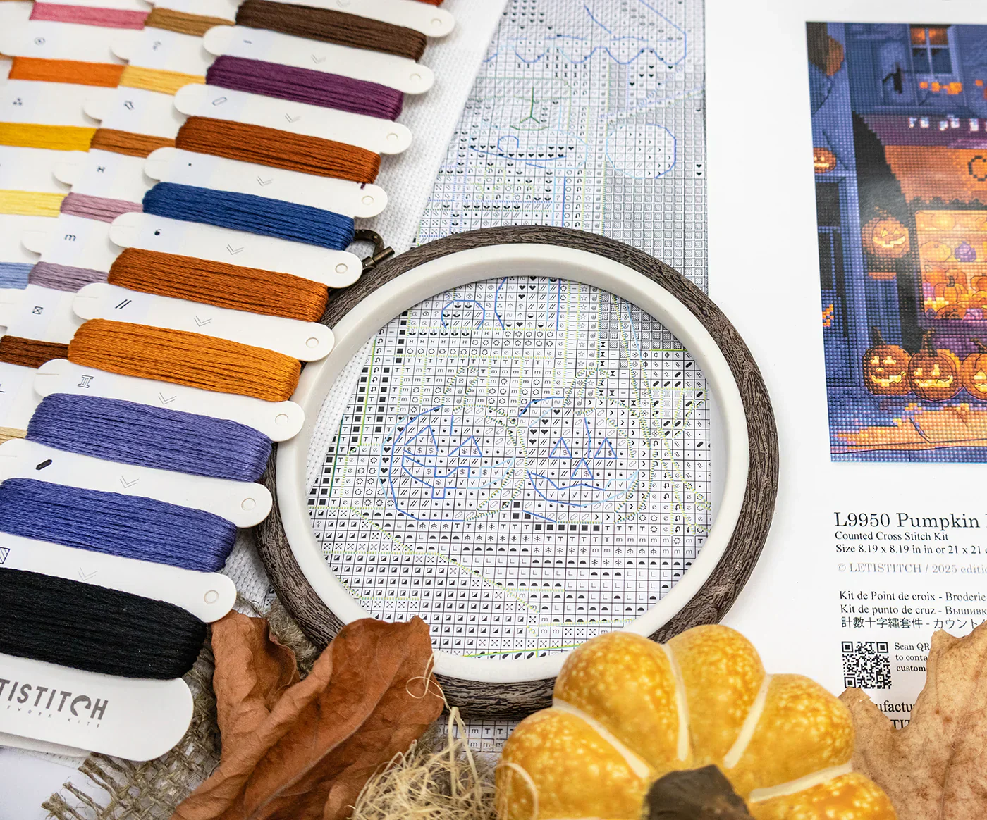 Pumpkin Lane L9950 Counted Cross Stitch Kit - Image 5