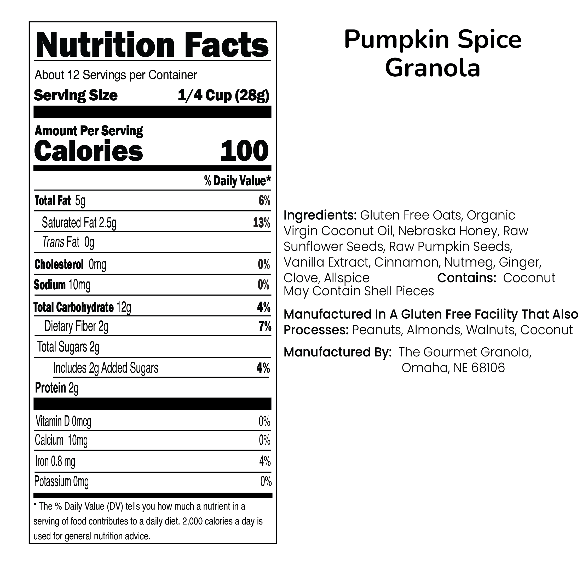 Pumpkin Spice Granola | Pack of 3 | 12 oz | Gluten, Dairy & Soy Free | The Gourmet Granola - Image 5