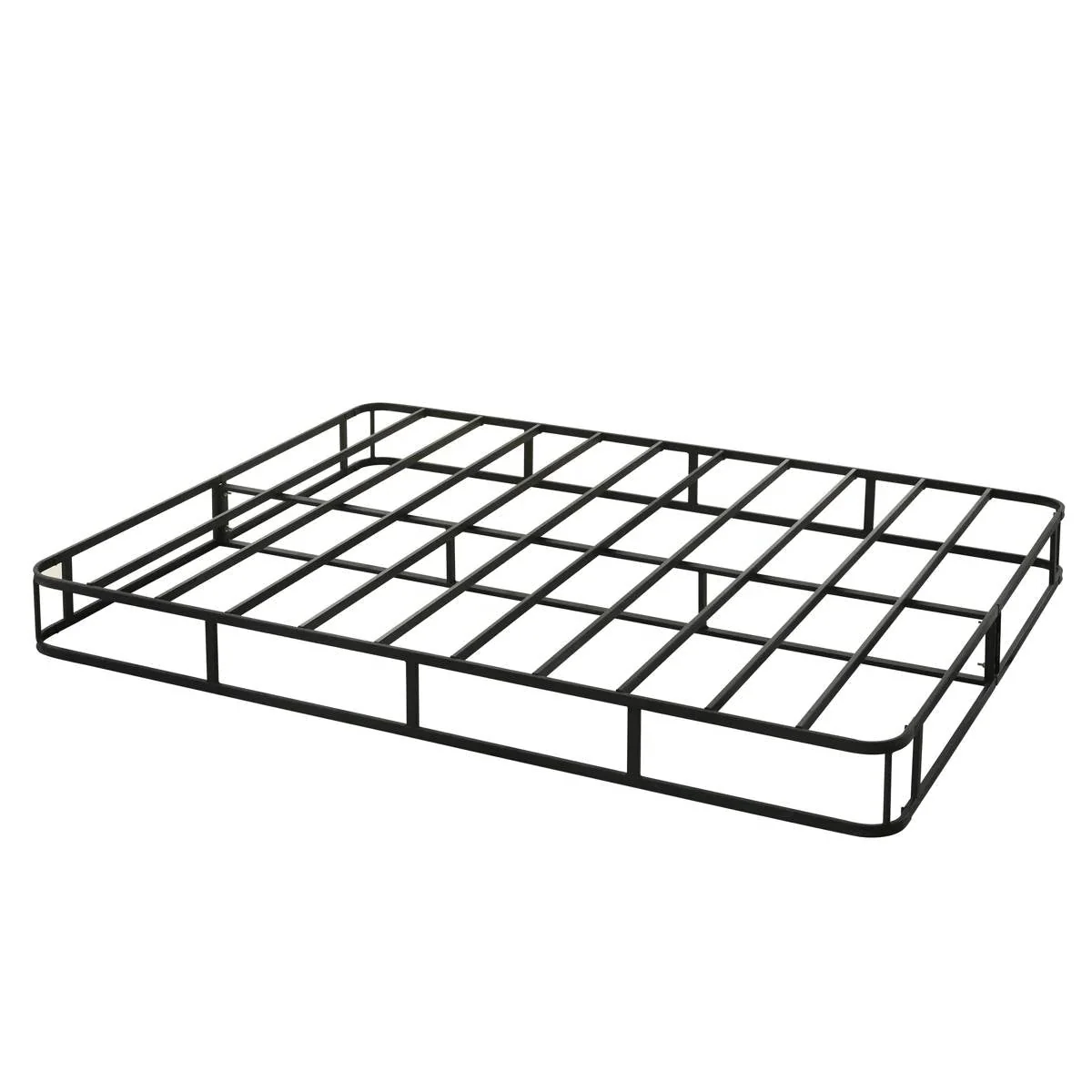 Queen size 8-inch Metal Frame Box-Spring Mattress Foundation with Cover - Image 2