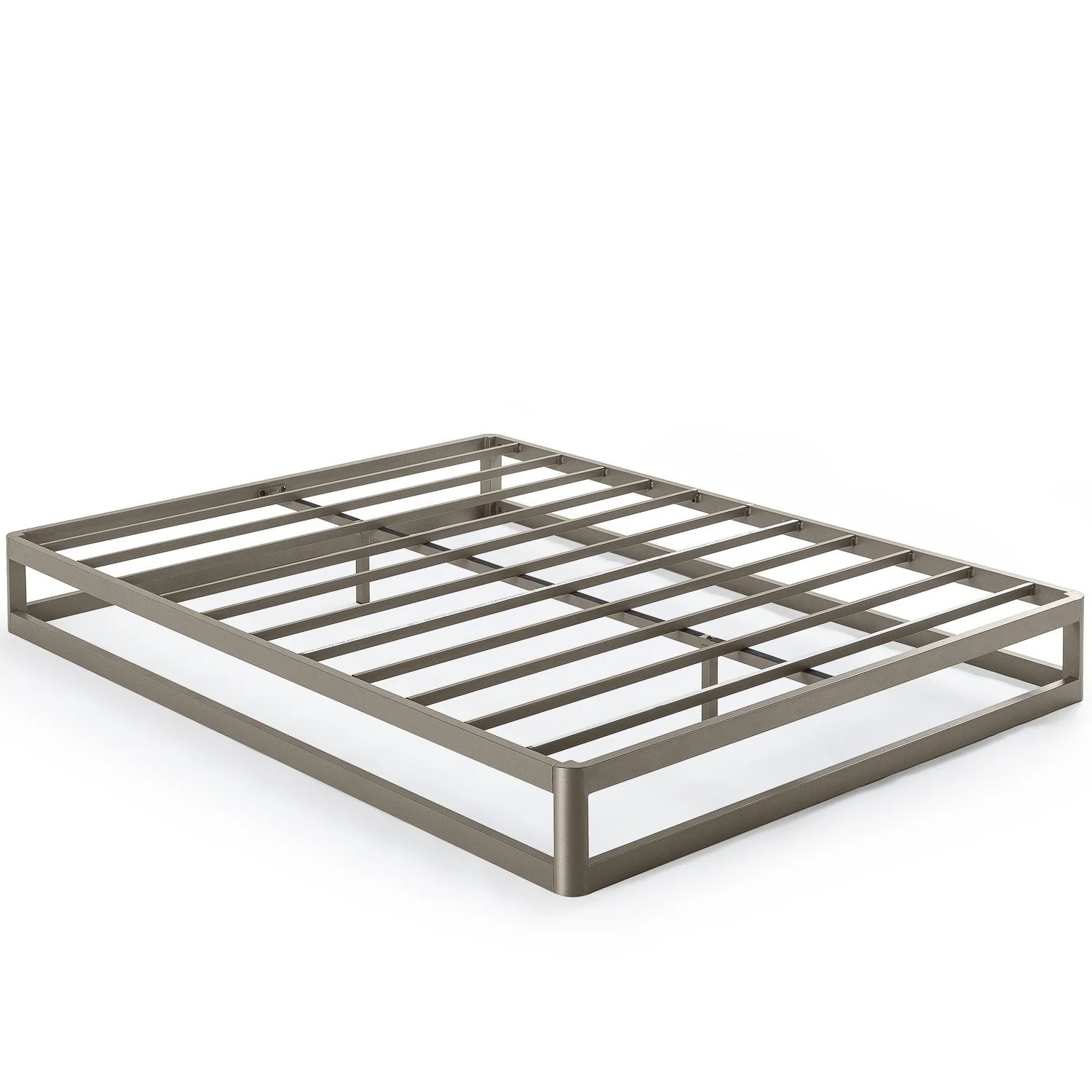 Queen size Modern Heavy Duty Low Profile Metal Platform Bed Frame - Image 2