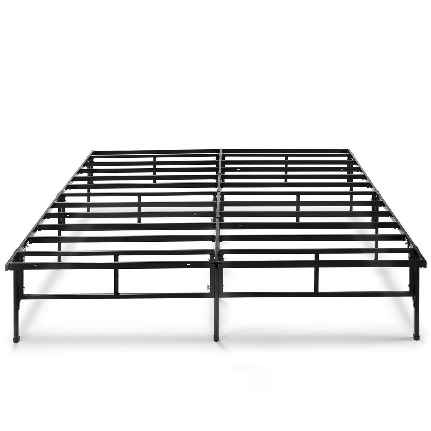 Queen size Sturdy Black Metal Platform Bed Frame - Image 2