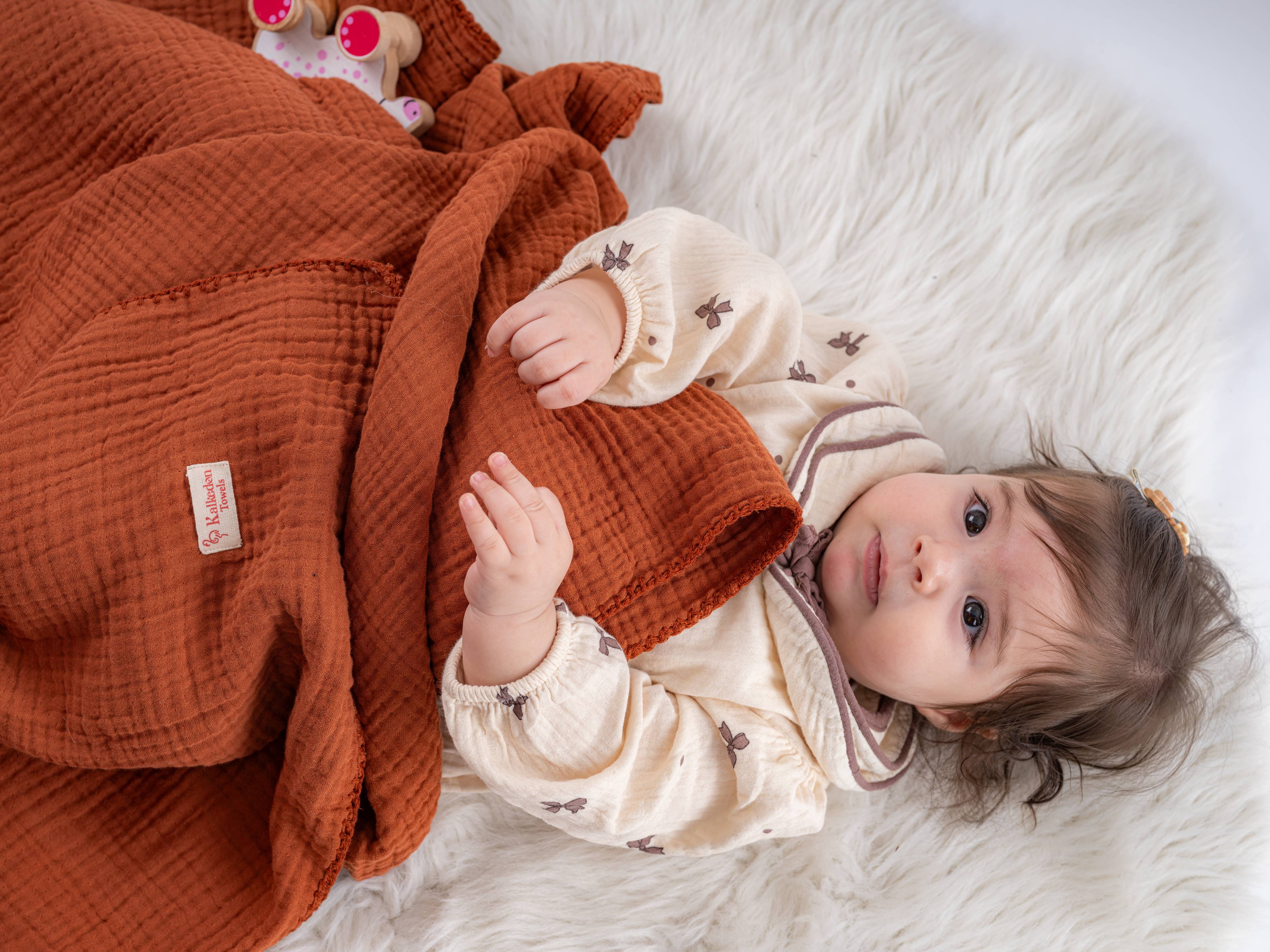 Quilted 4 Layers Muslin Blanket - Image 14