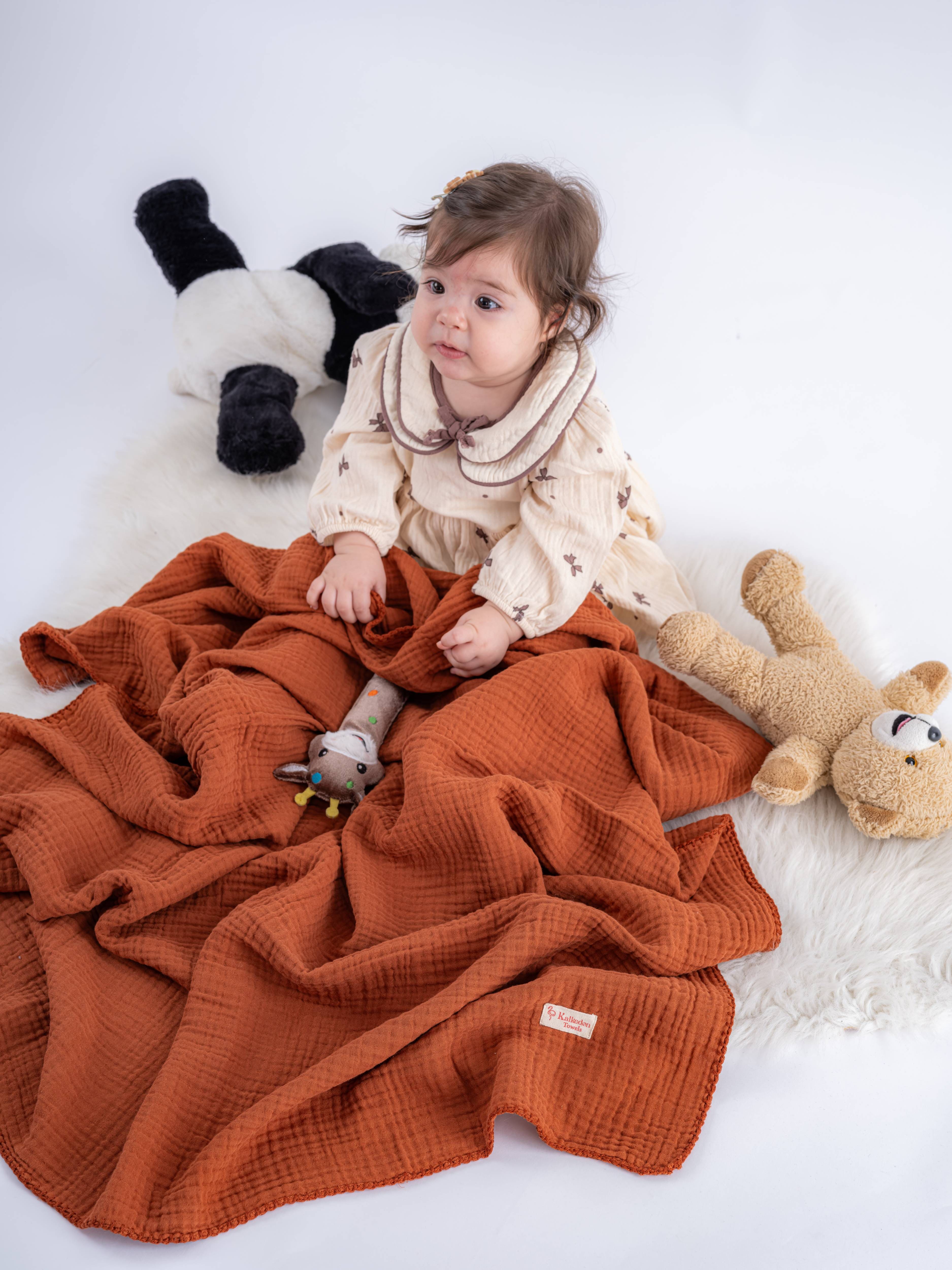 Quilted 4 Layers Muslin Blanket - Image 15