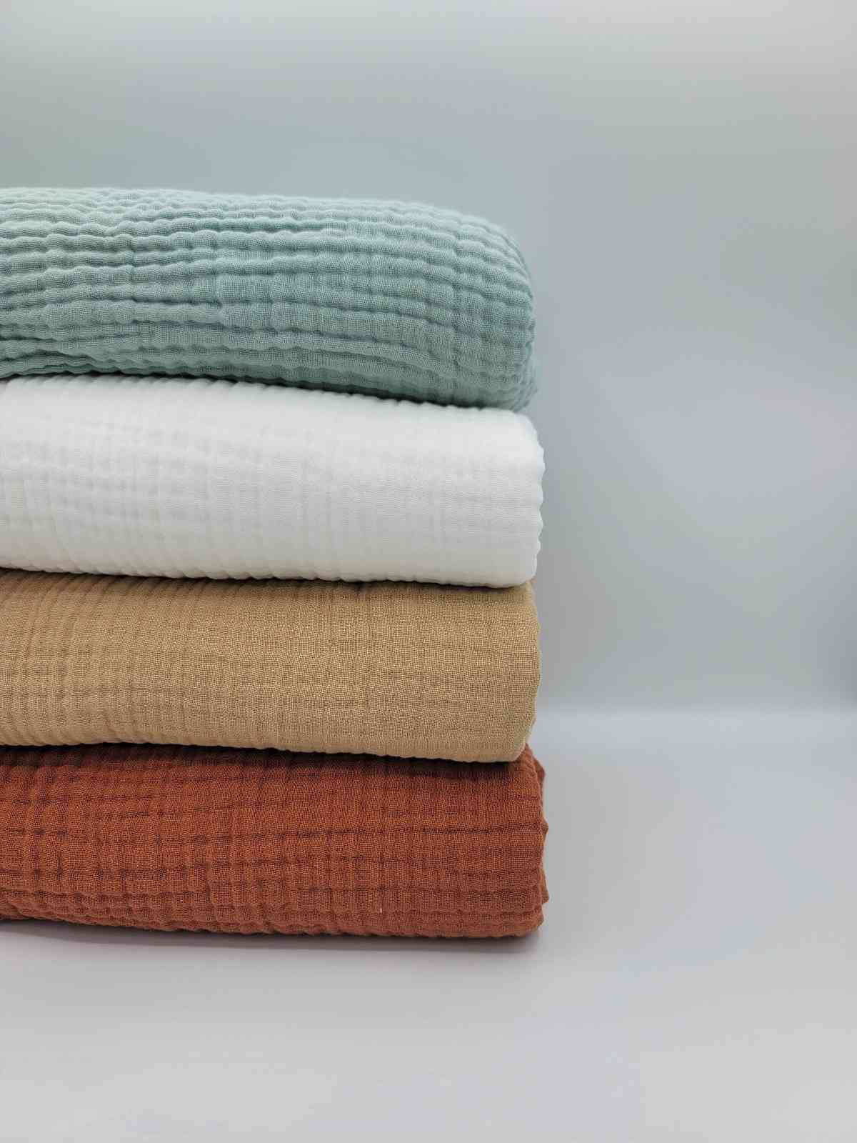 Quilted 4 Layers Muslin Blanket - Image 3