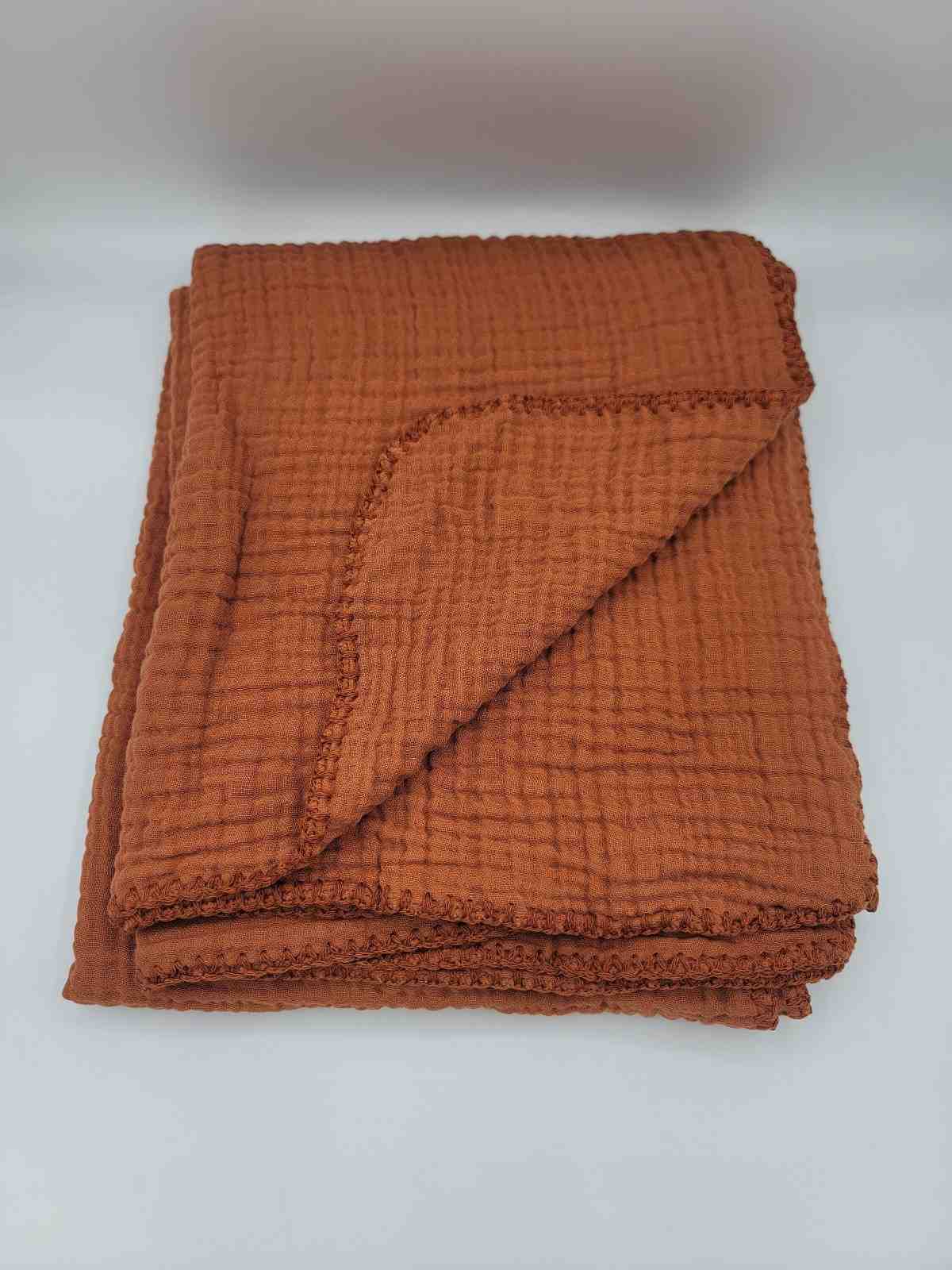 Quilted 4 Layers Muslin Blanket - Image 5
