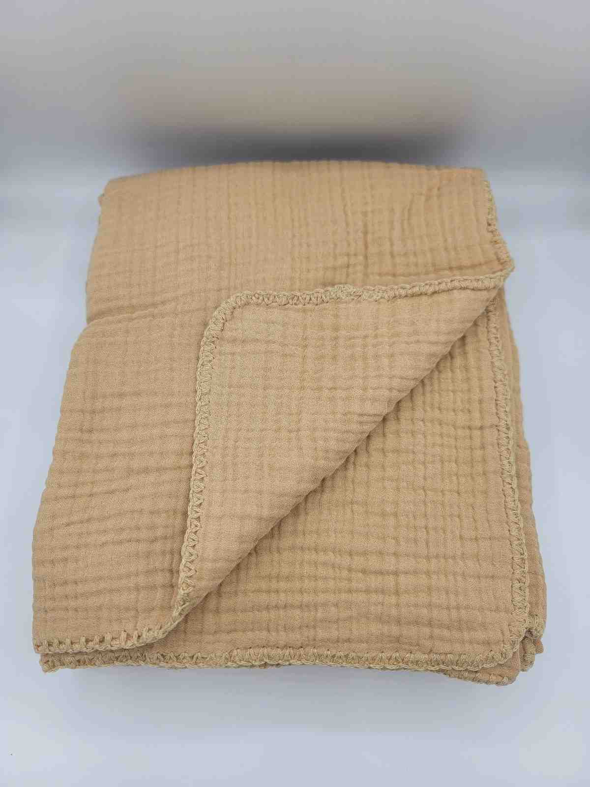 Quilted 4 Layers Muslin Blanket - Image 6